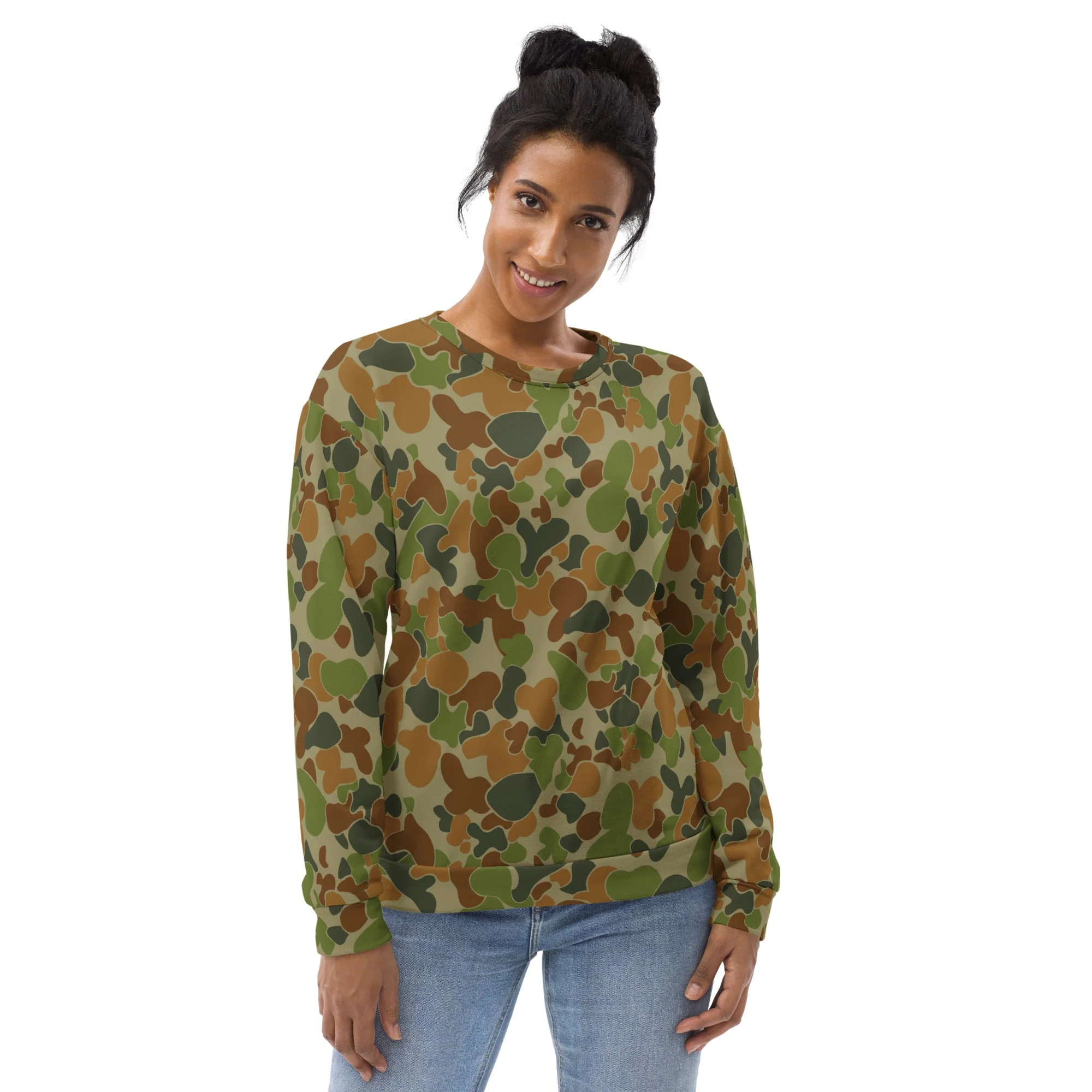 Australian AUSCAM Disruptive Pattern Camouflage Uniform (DPCU) CAMO Unisex Sweatshirt - Image 8