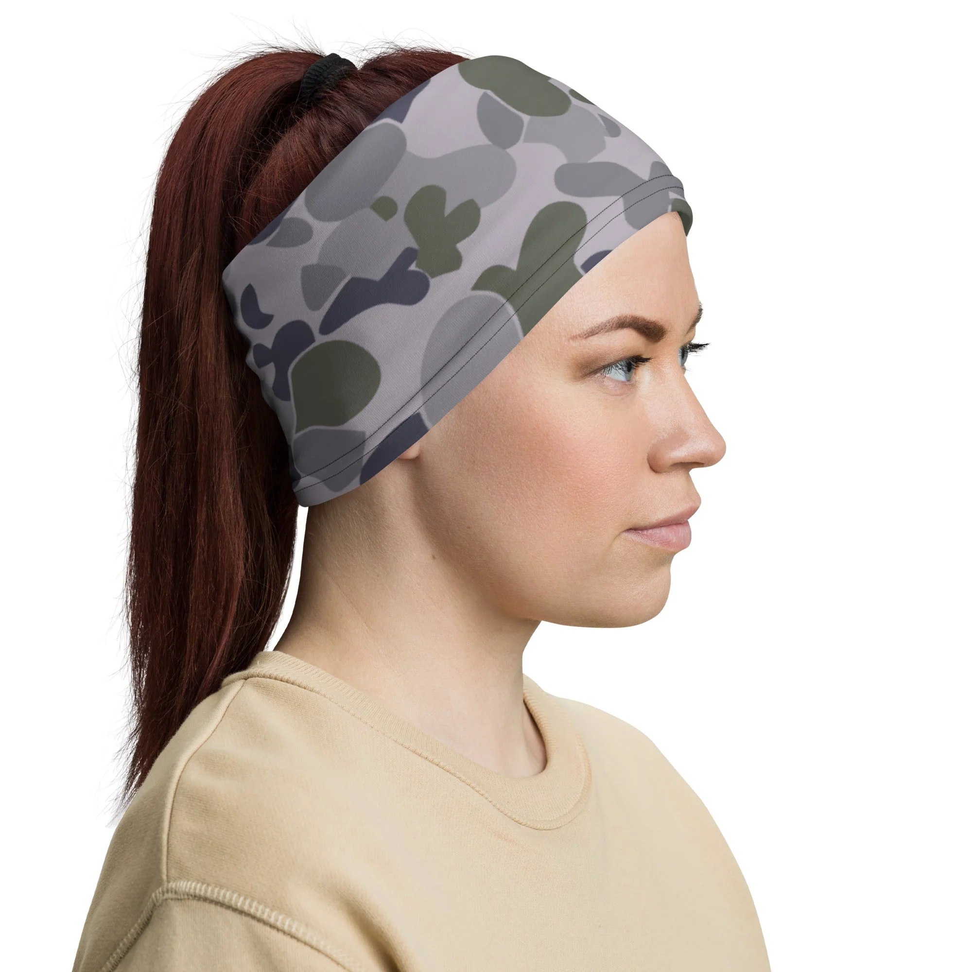 Australian AUSCAM Disruptive Pattern Navy Uniform (DPNU) CAMO Neck Gaiter - Image 2