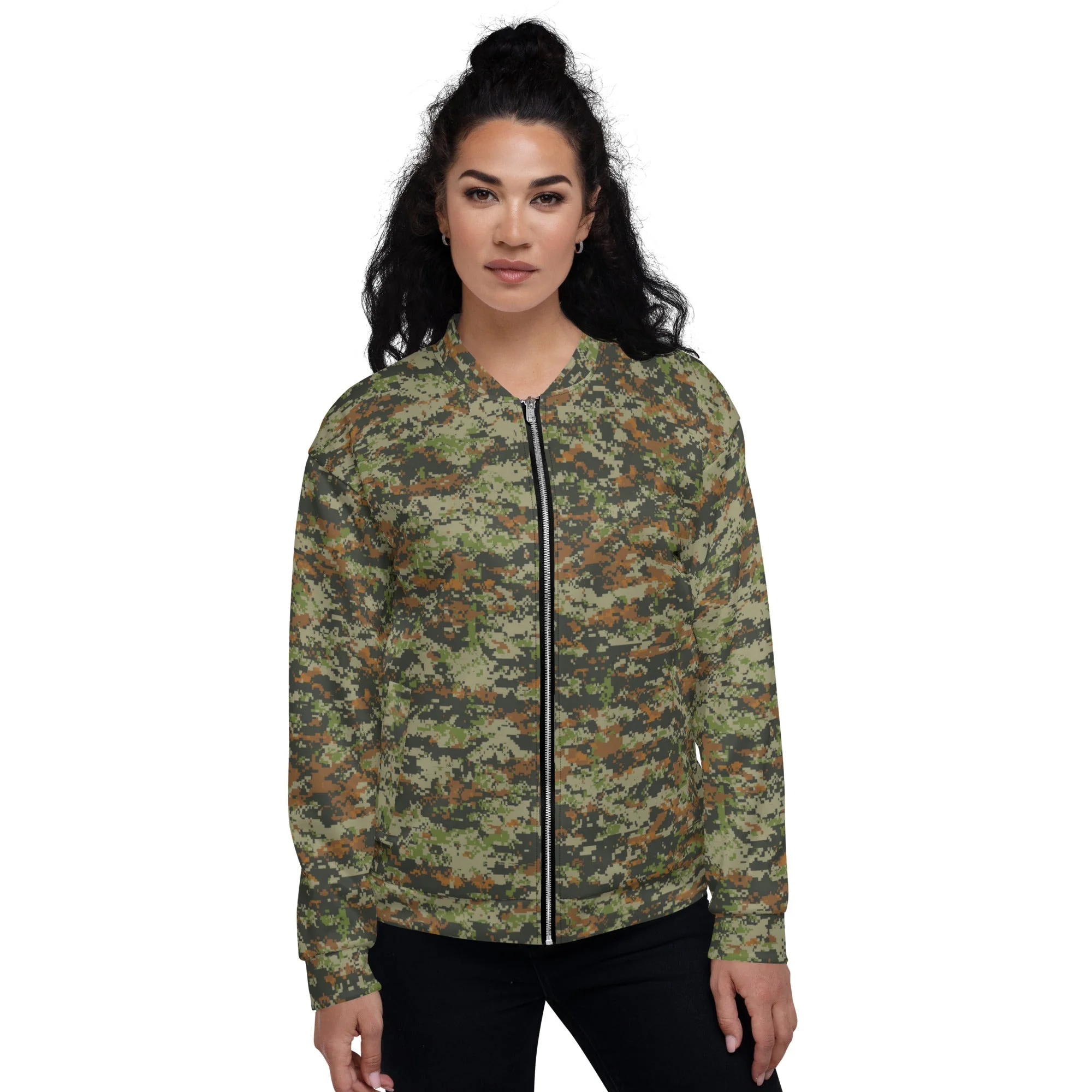 Australian AUSCAM DPCU Digital CAMO Unisex Bomber Jacket - Image 5
