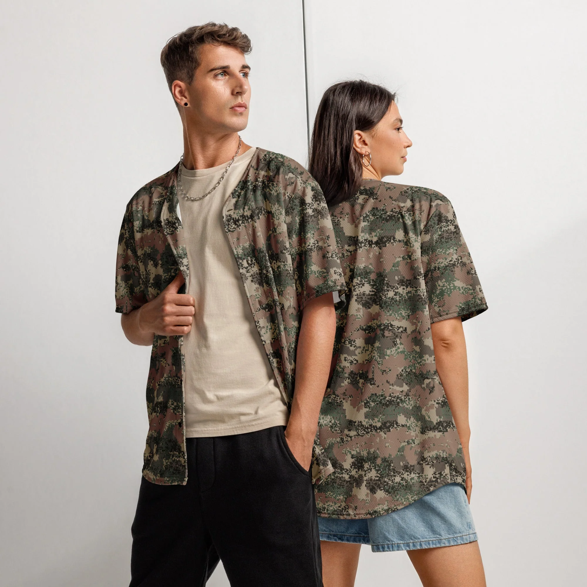 Austrian Digital Jagdkommando CAMO Unisex Baseball Jersey