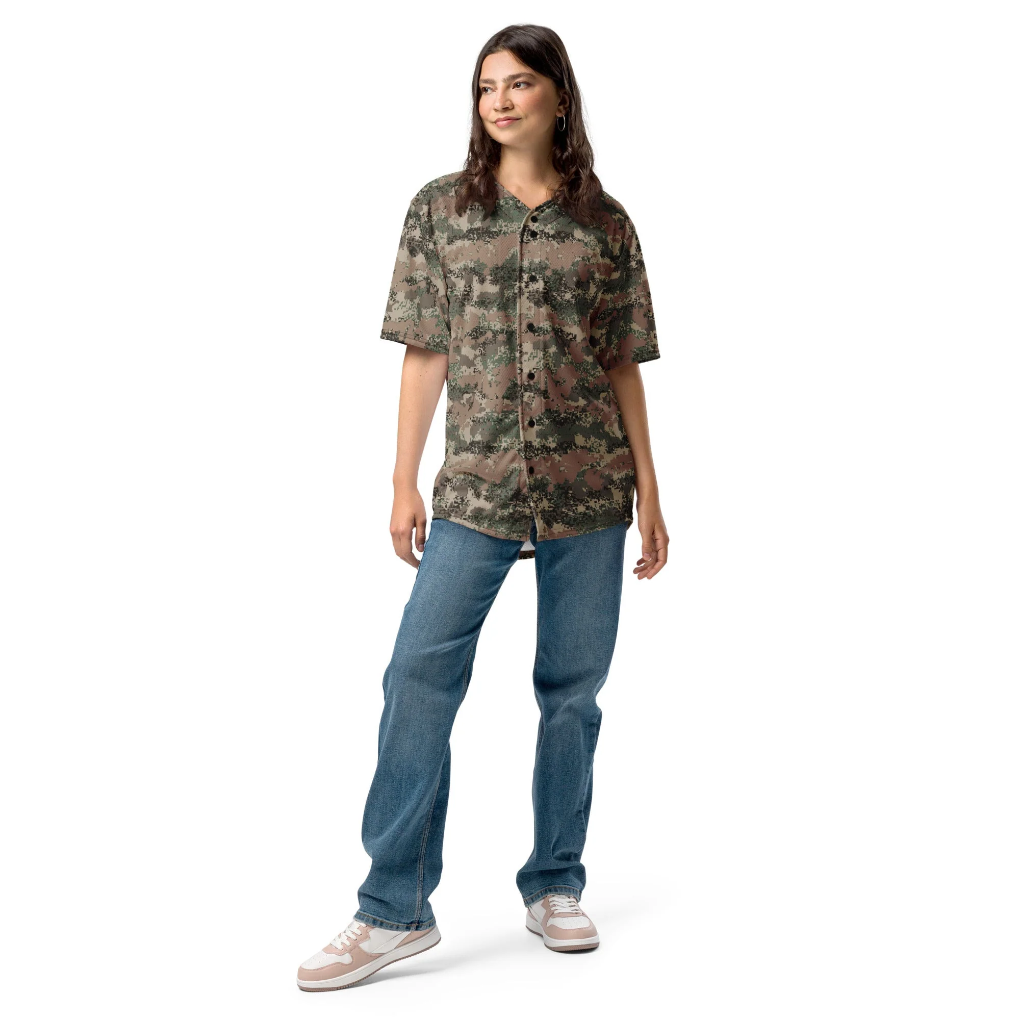 Austrian Digital Jagdkommando CAMO Unisex Baseball Jersey - Image 2