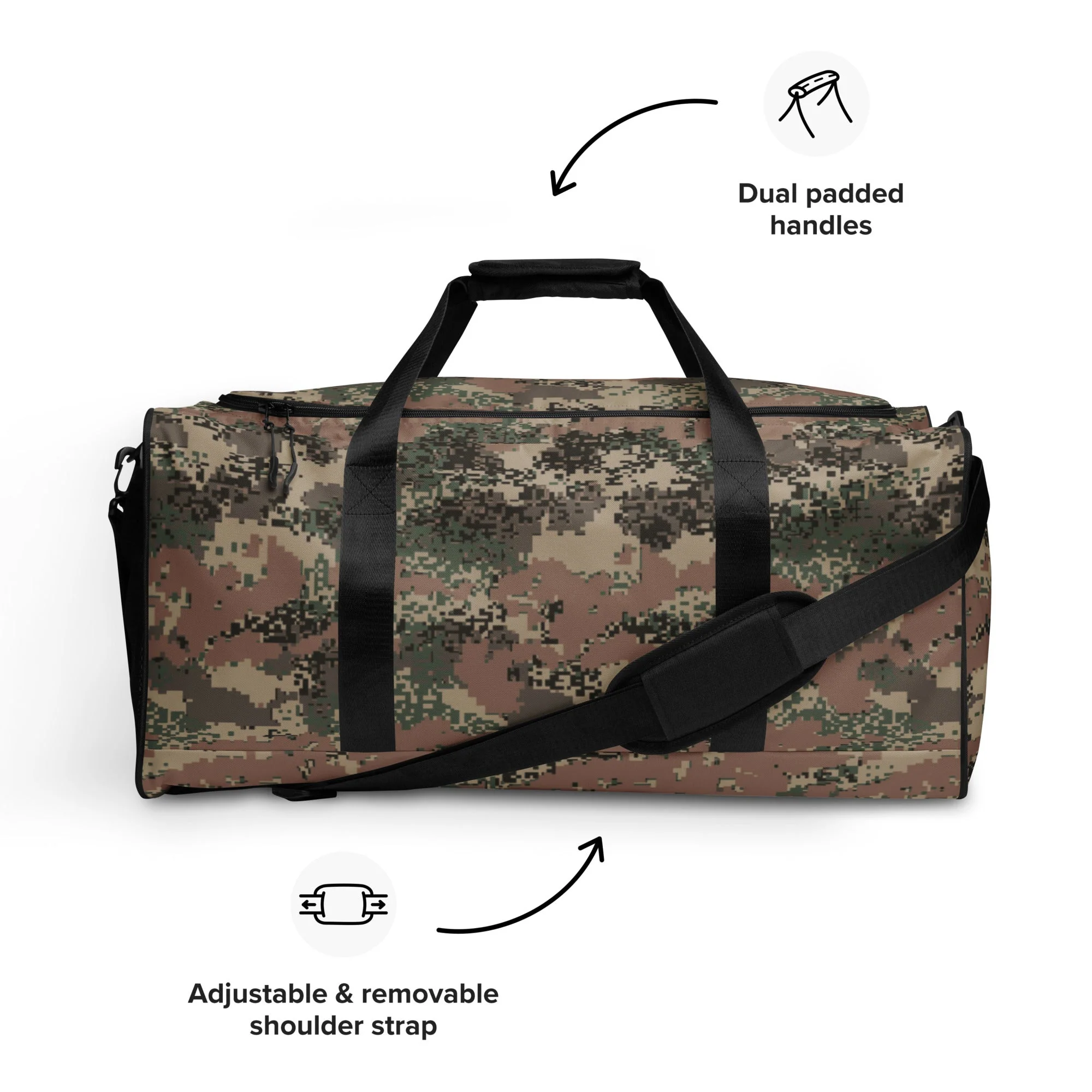 Austrian Digital Jagdkommando CAMO Duffle Bag - Image 11