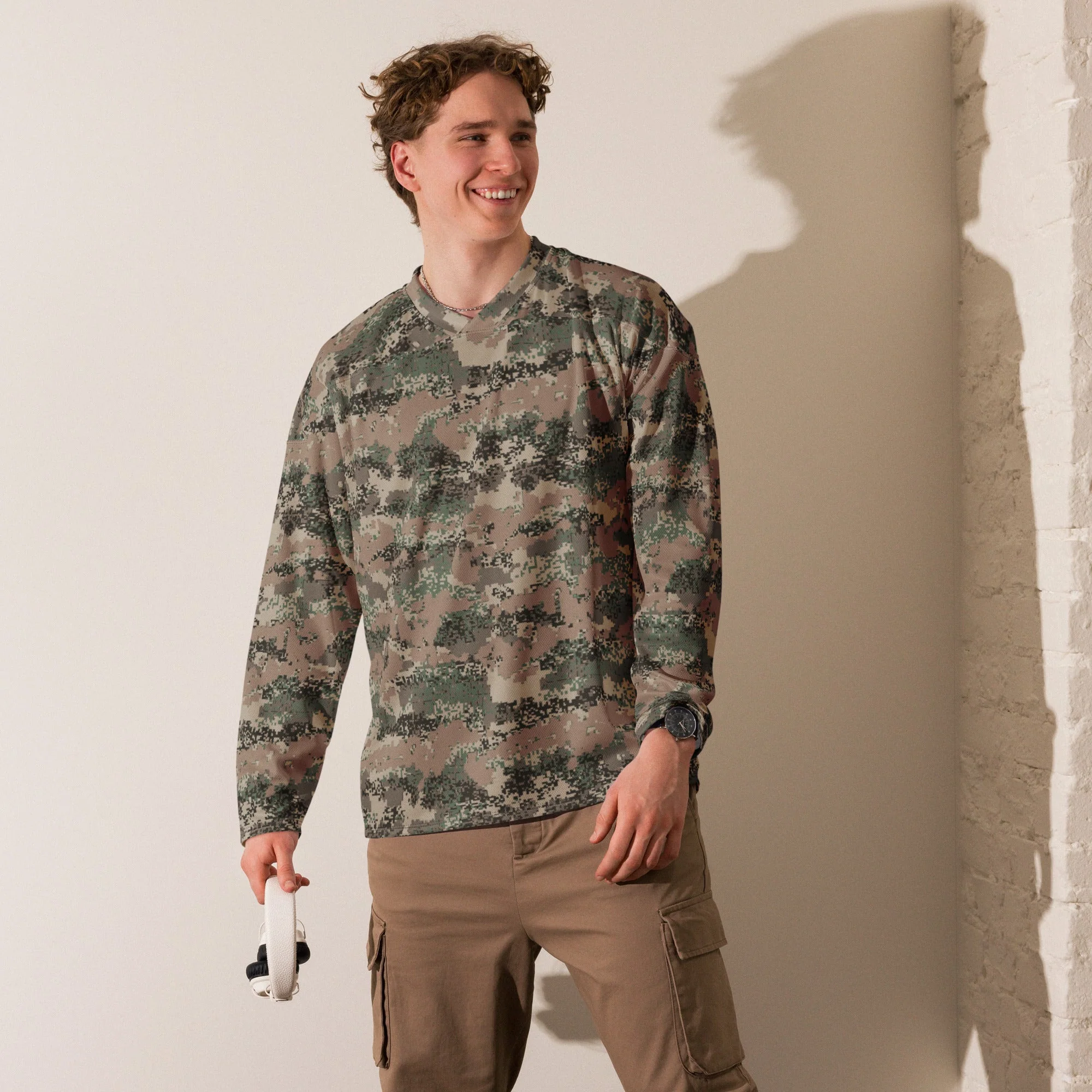 Austrian Digital Jagdkommando CAMO Unisex Hockey Fan Jersey - Image 2