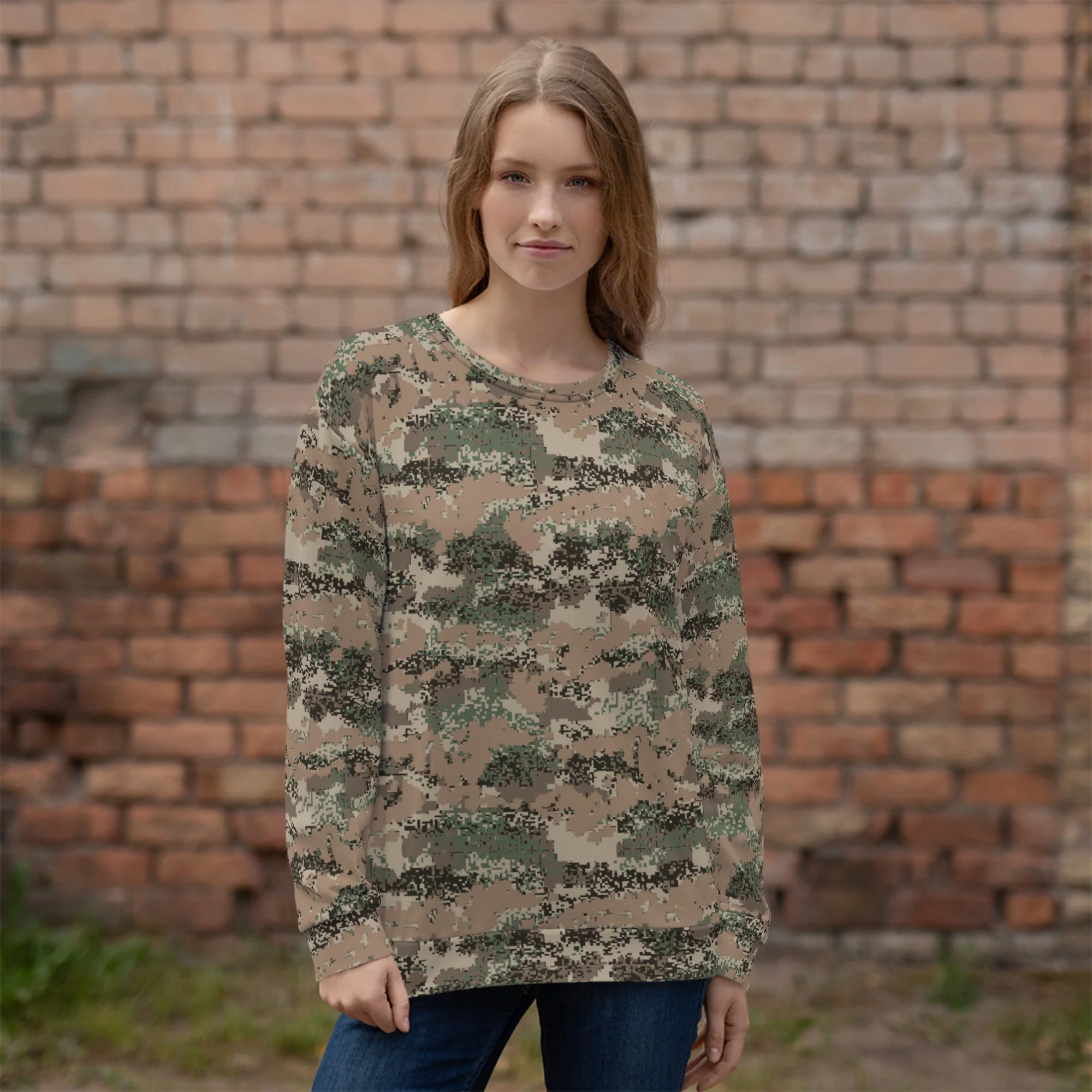 Austrian Digital Jagdkommando CAMO Unisex Sweatshirt - Image 2