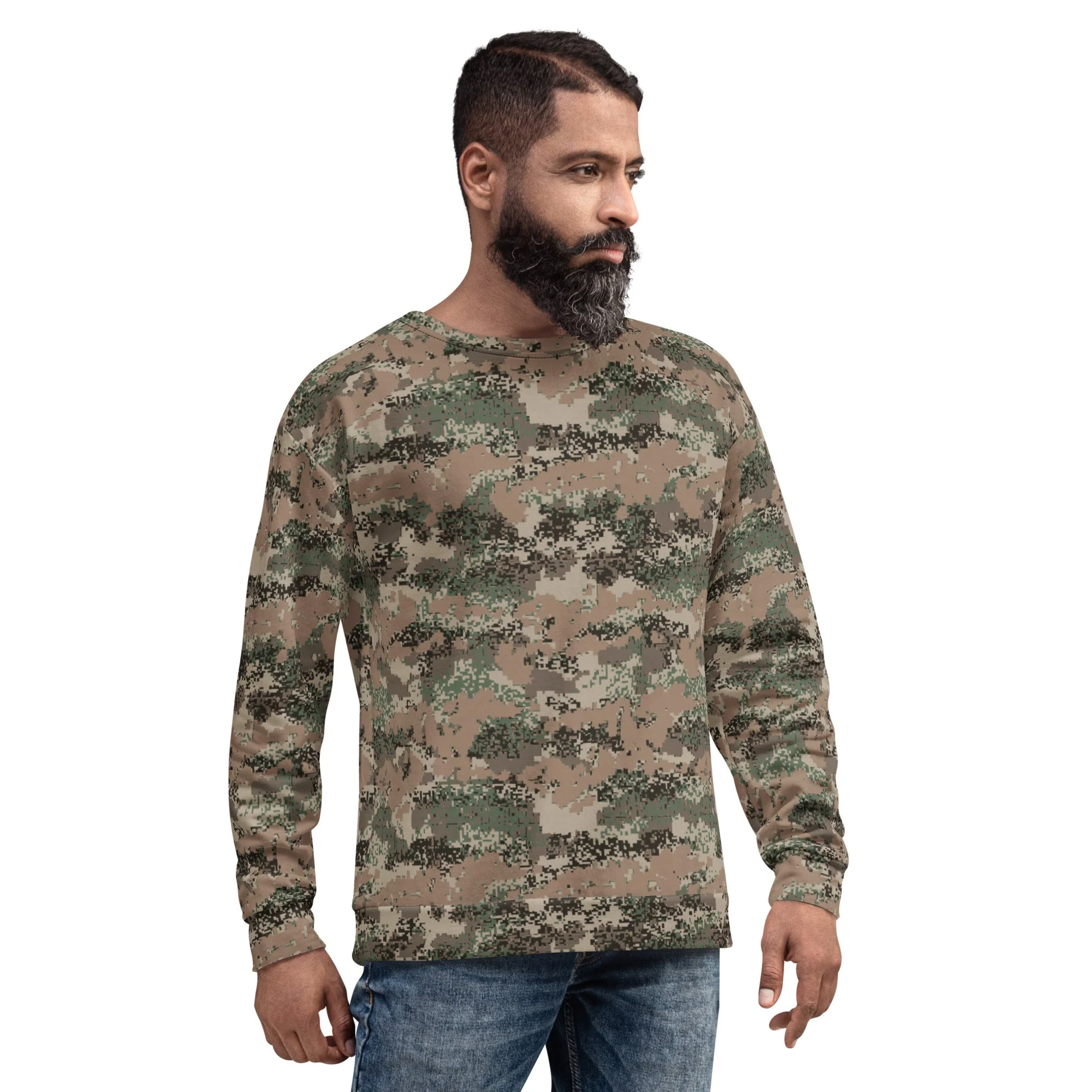 Austrian Digital Jagdkommando CAMO Unisex Sweatshirt - Image 9