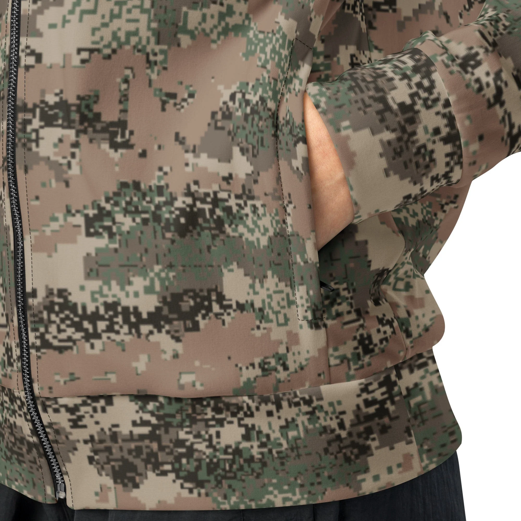 Austrian Digital Jagdkommando CAMO Unisex Track Jacket - Image 7