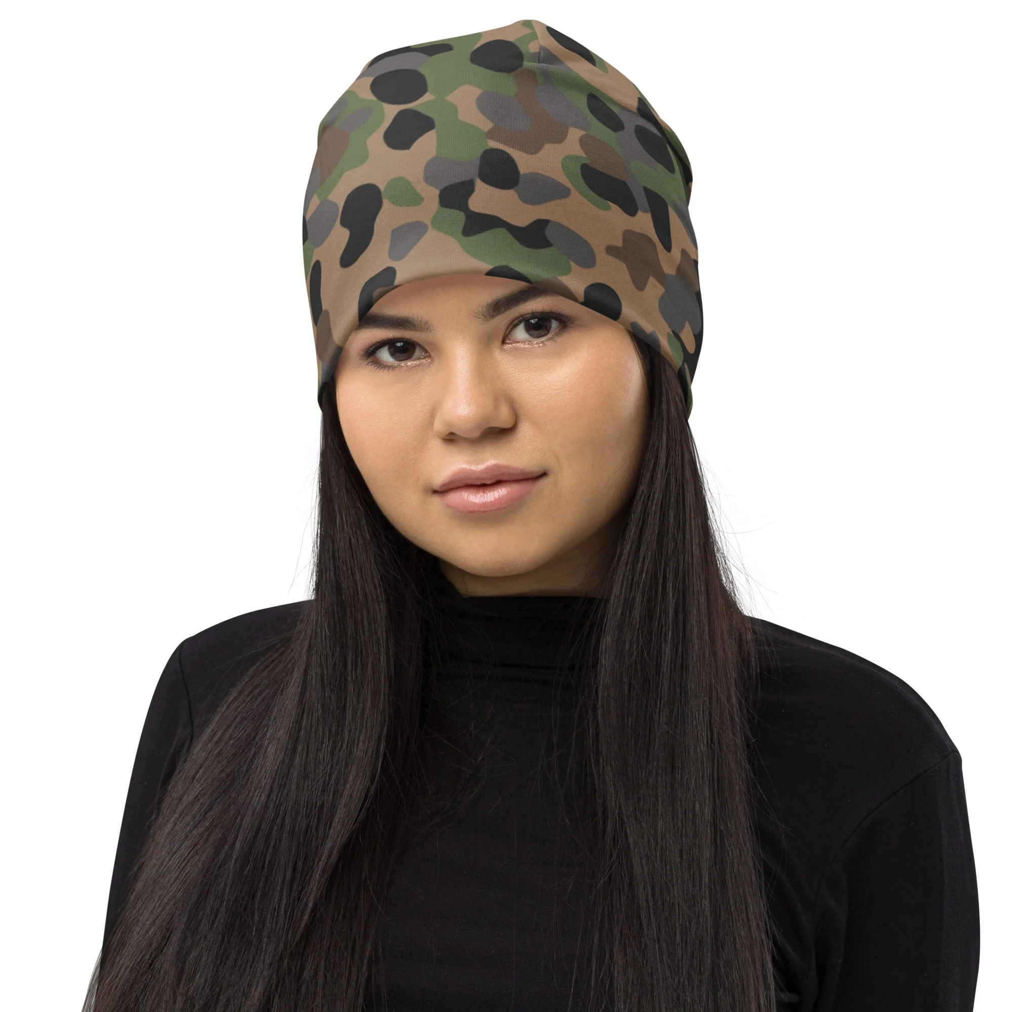 Austrian Pea Dot Erbsenmuster K4 CAMO Beanie - Image 6