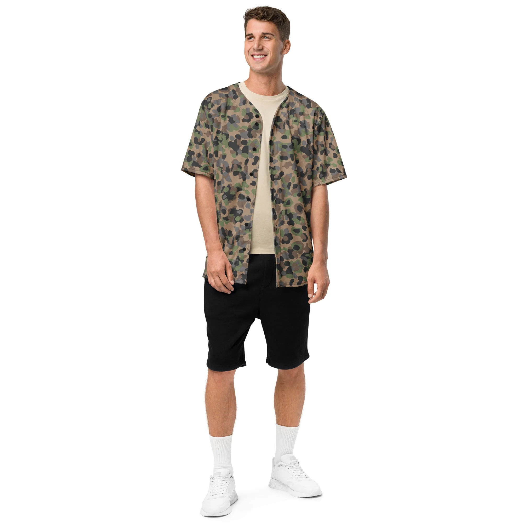 Austrian Pea Dot Erbsenmuster K4 CAMO Unisex Baseball Jersey - Image 13