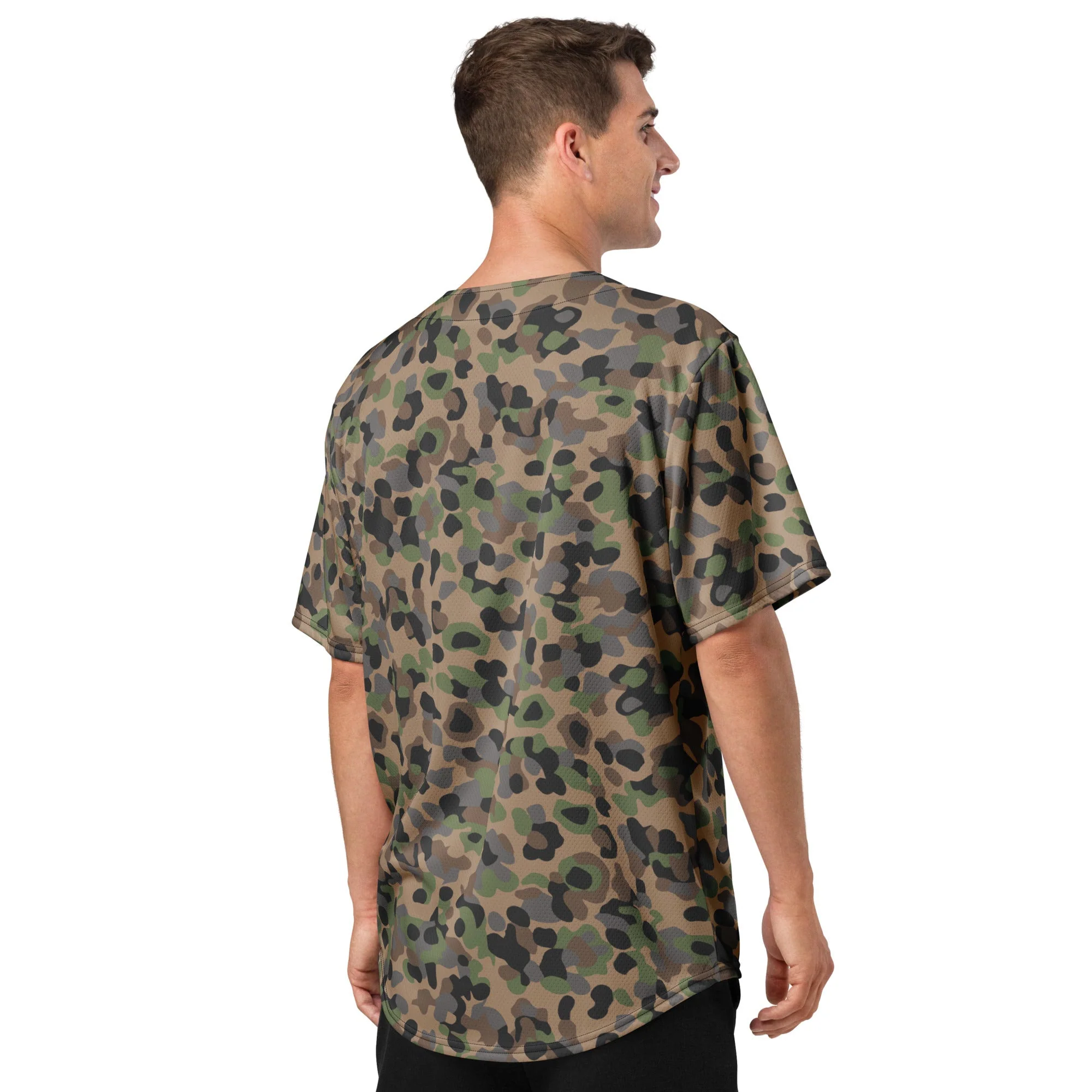 Austrian Pea Dot Erbsenmuster K4 CAMO Unisex Baseball Jersey - Image 8