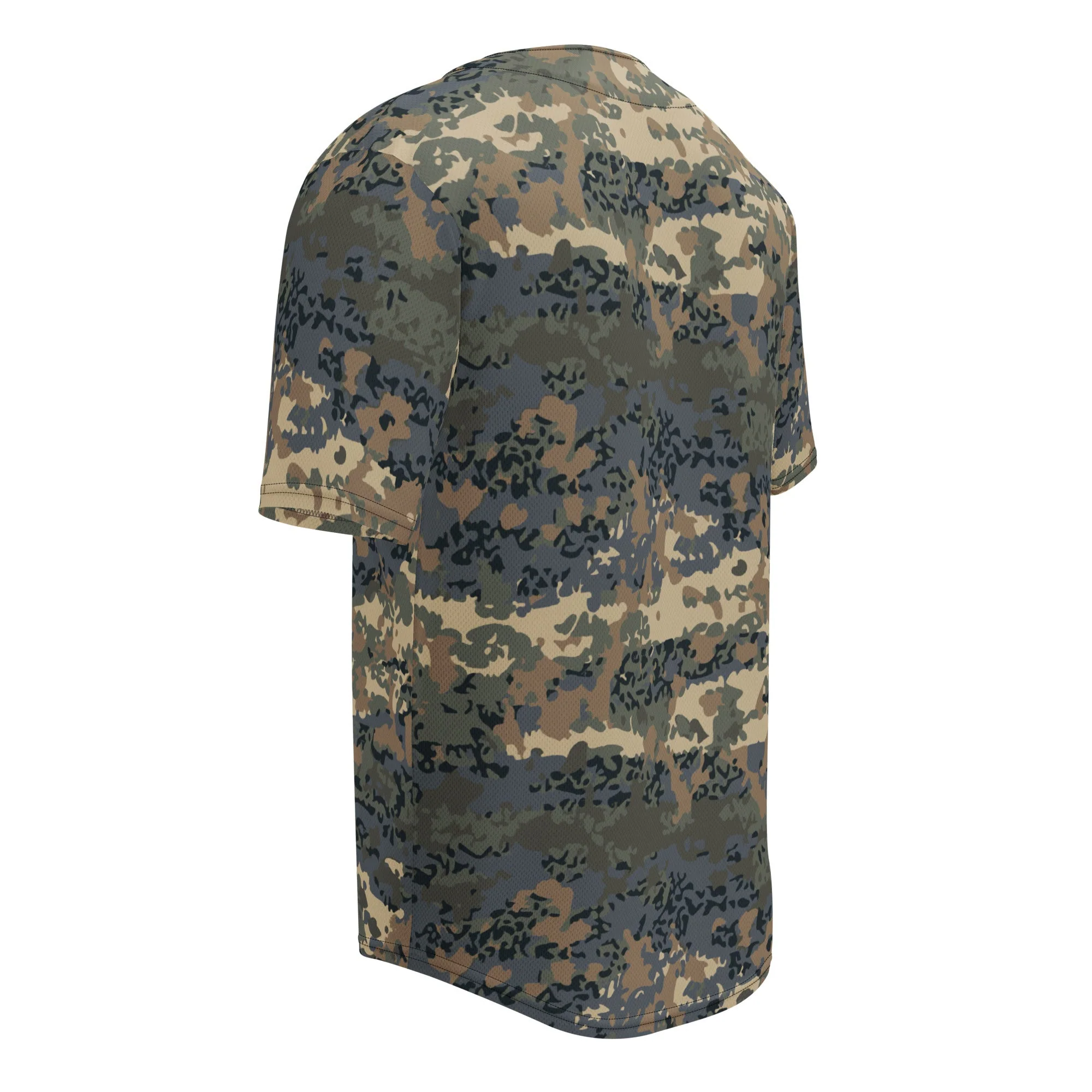 Austrian Tarnanzug CAMO Unisex Baseball Jersey - Image 6