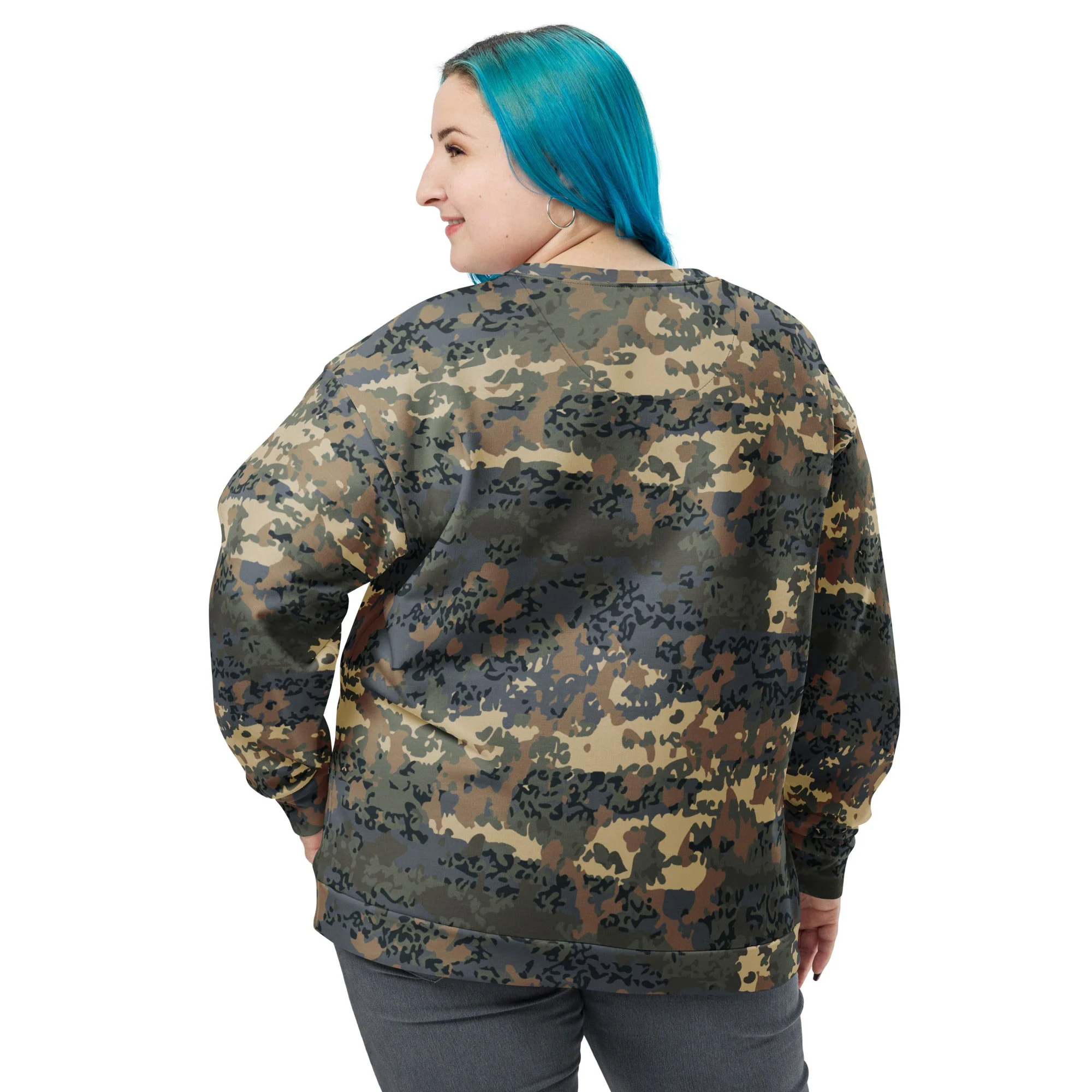 Austrian Tarnanzug CAMO Unisex Sweatshirt - Image 12