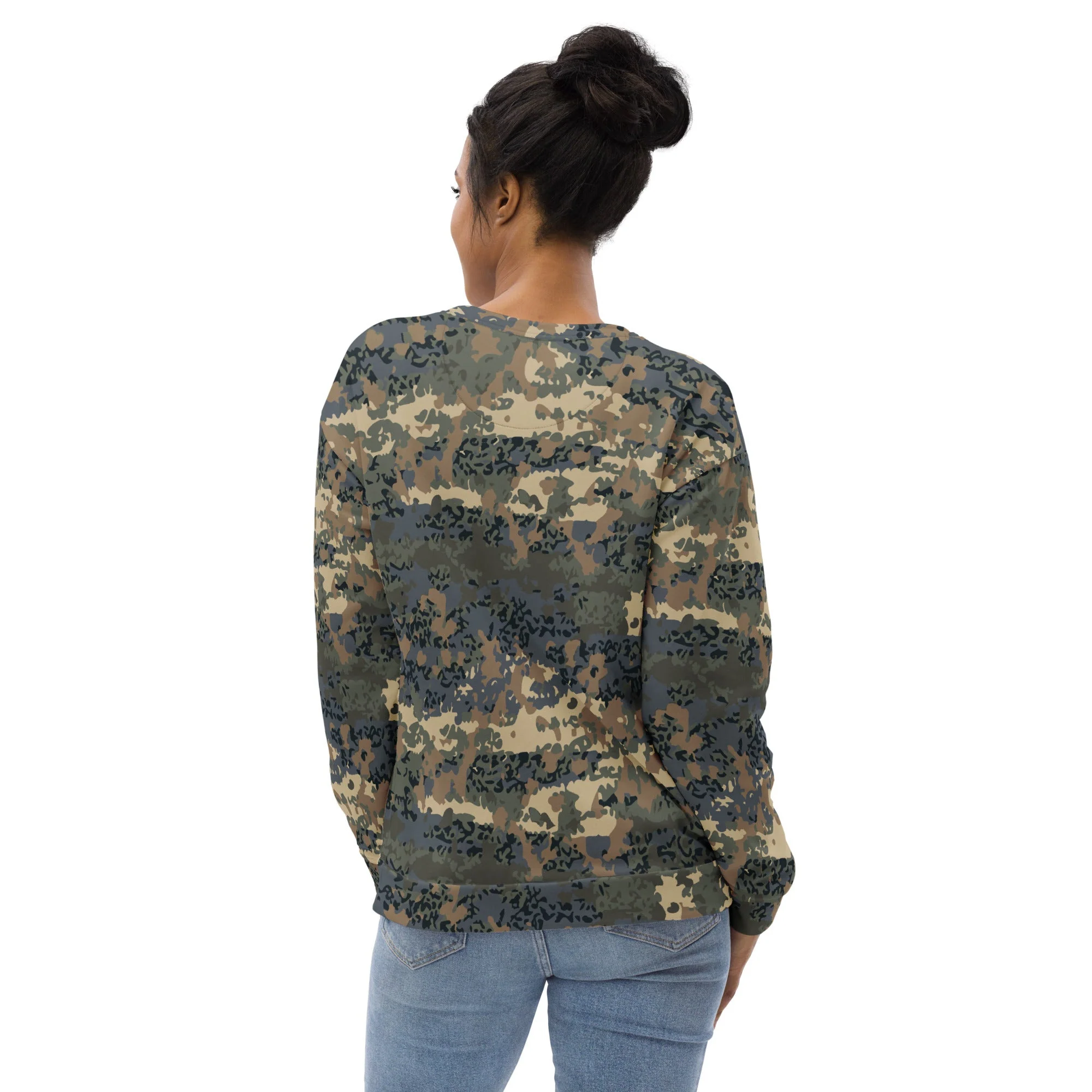 Austrian Tarnanzug CAMO Unisex Sweatshirt - Image 13