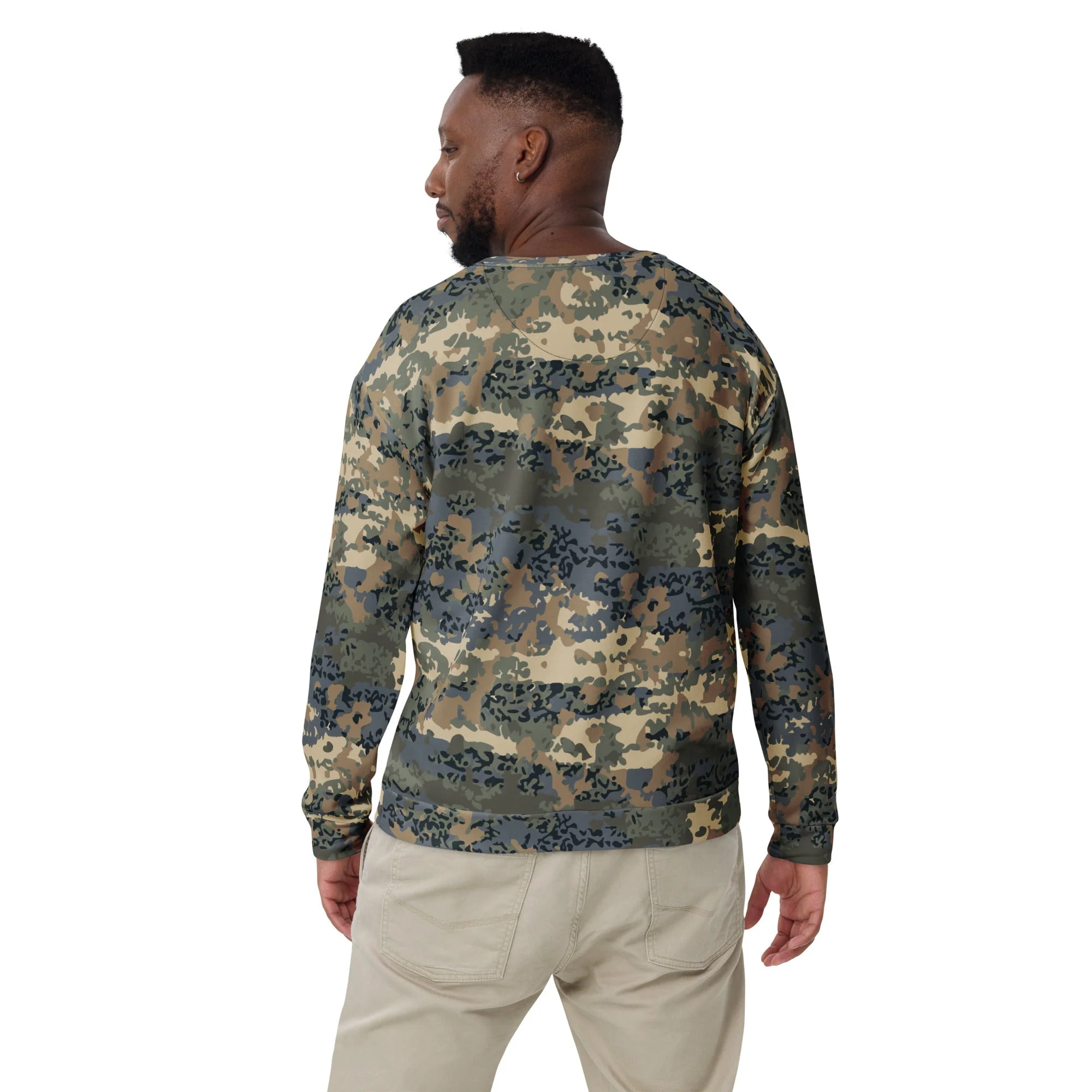 Austrian Tarnanzug CAMO Unisex Sweatshirt - Image 14
