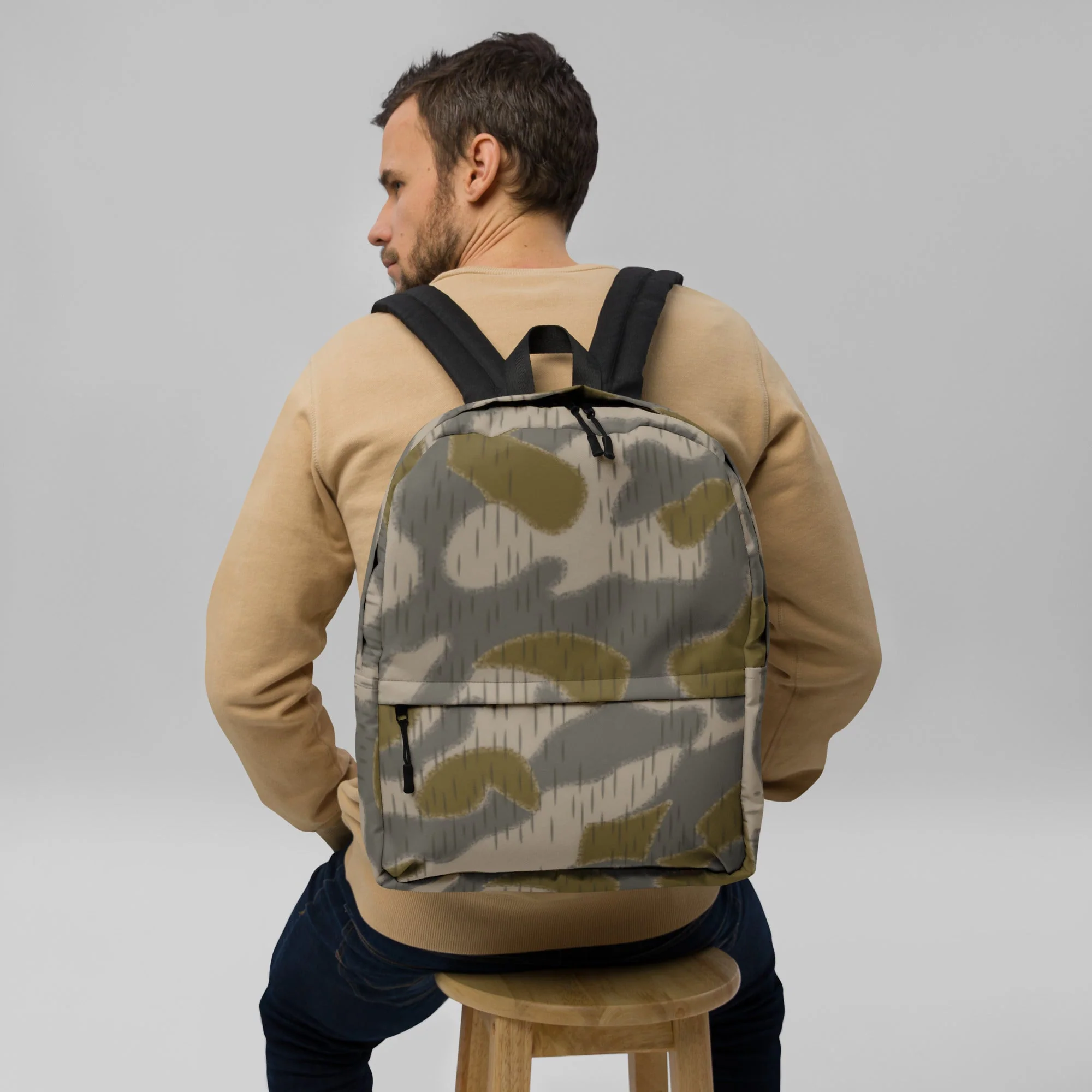Austrian Zeltbahn Sumpfmuster Marsh CAMO Backpack - Image 12