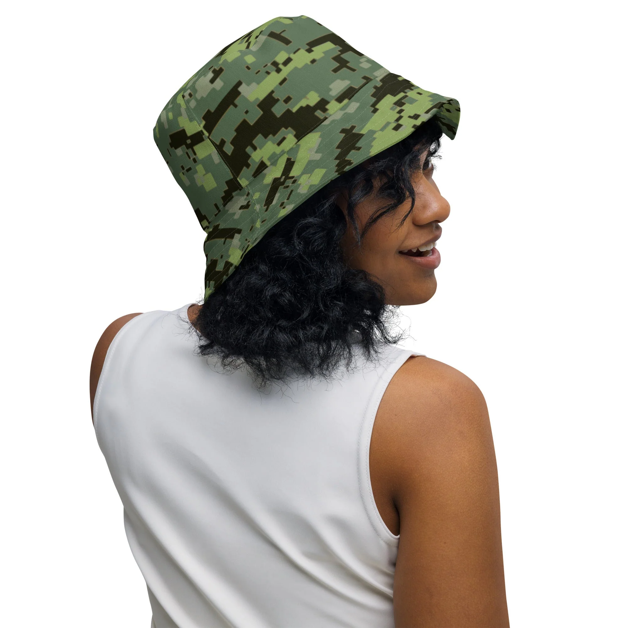 Avatar Resources Development Administration (RDA) Movie CAMO Reversible Bucket Hat - Image 8