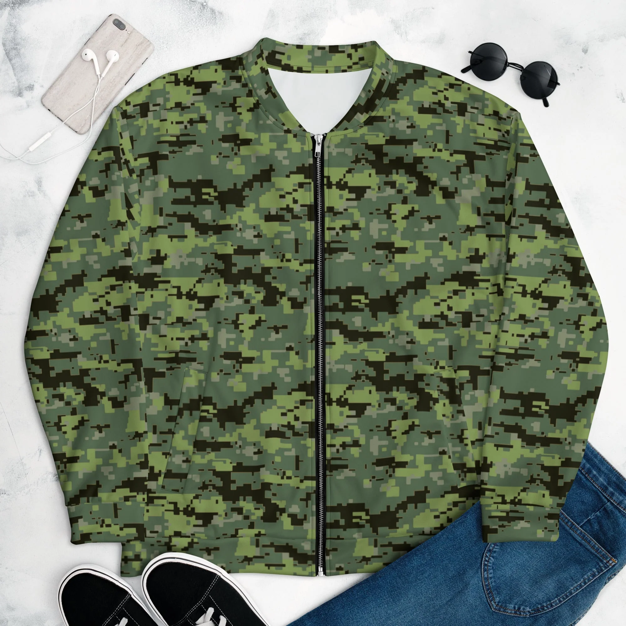 Avatar Resources Development Administration (RDA) Movie CAMO Unisex Bomber Jacket - Image 3