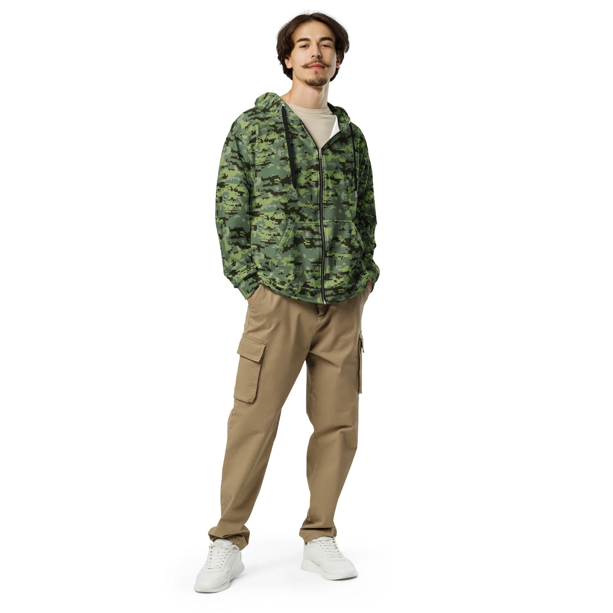 Avatar Resources Development Administration (RDA) Movie CAMO Unisex Zip Hoodie - Image 7