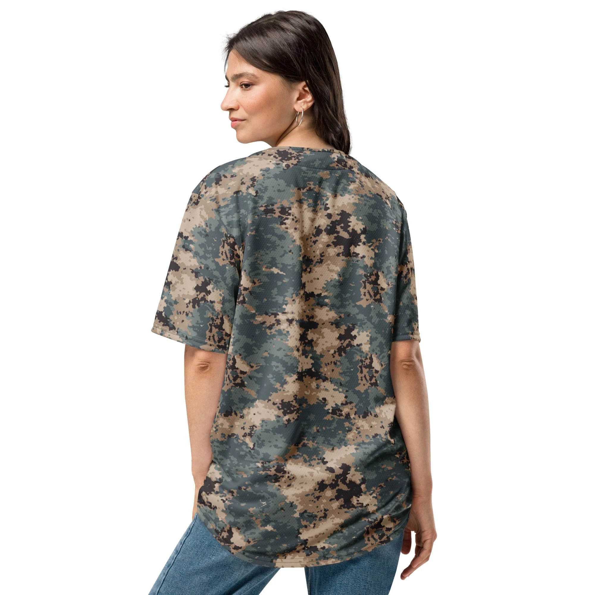 Azerbaijan M2024 CAMO Unisex Baseball Jersey - Image 13