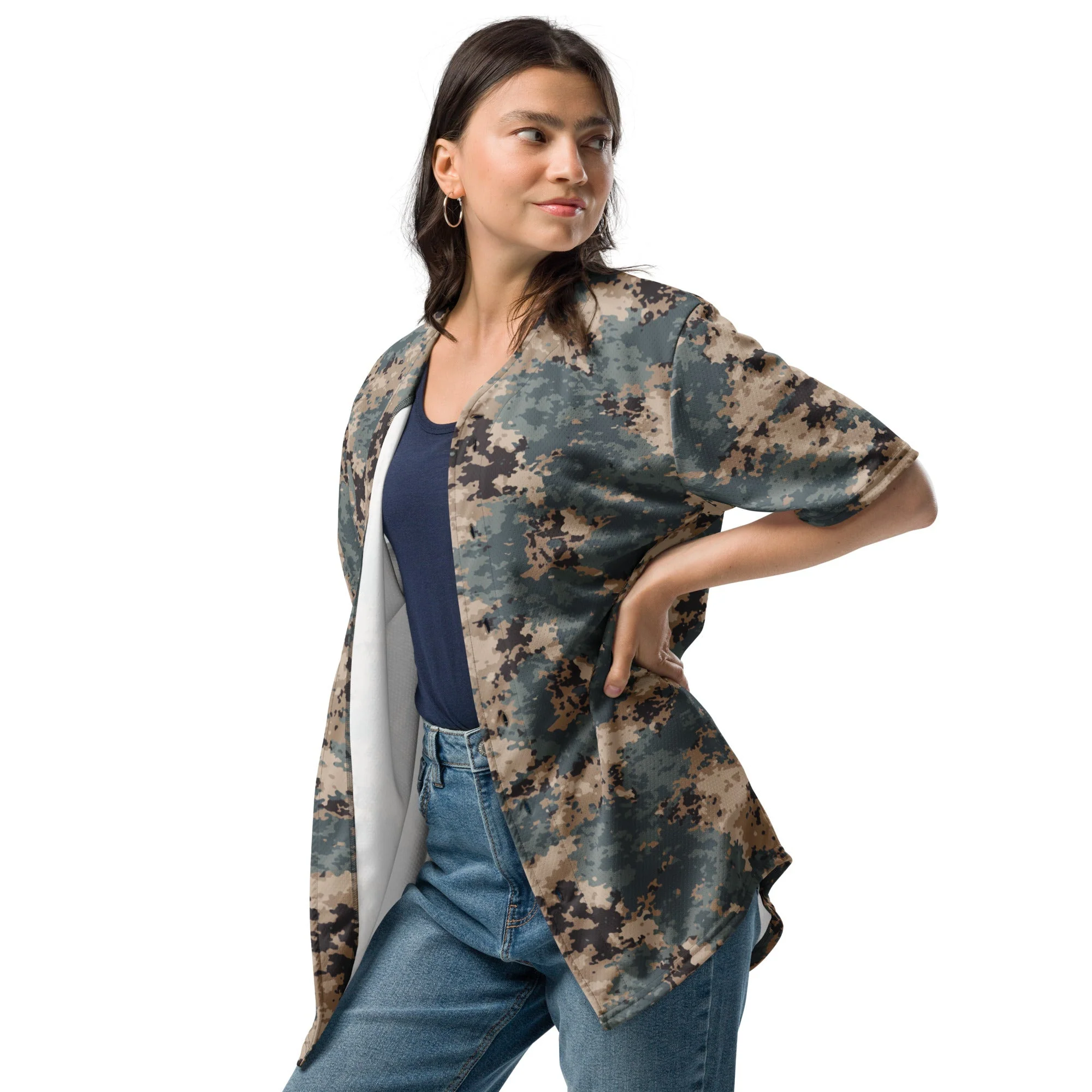 Azerbaijan M2024 CAMO Unisex Baseball Jersey - Image 14