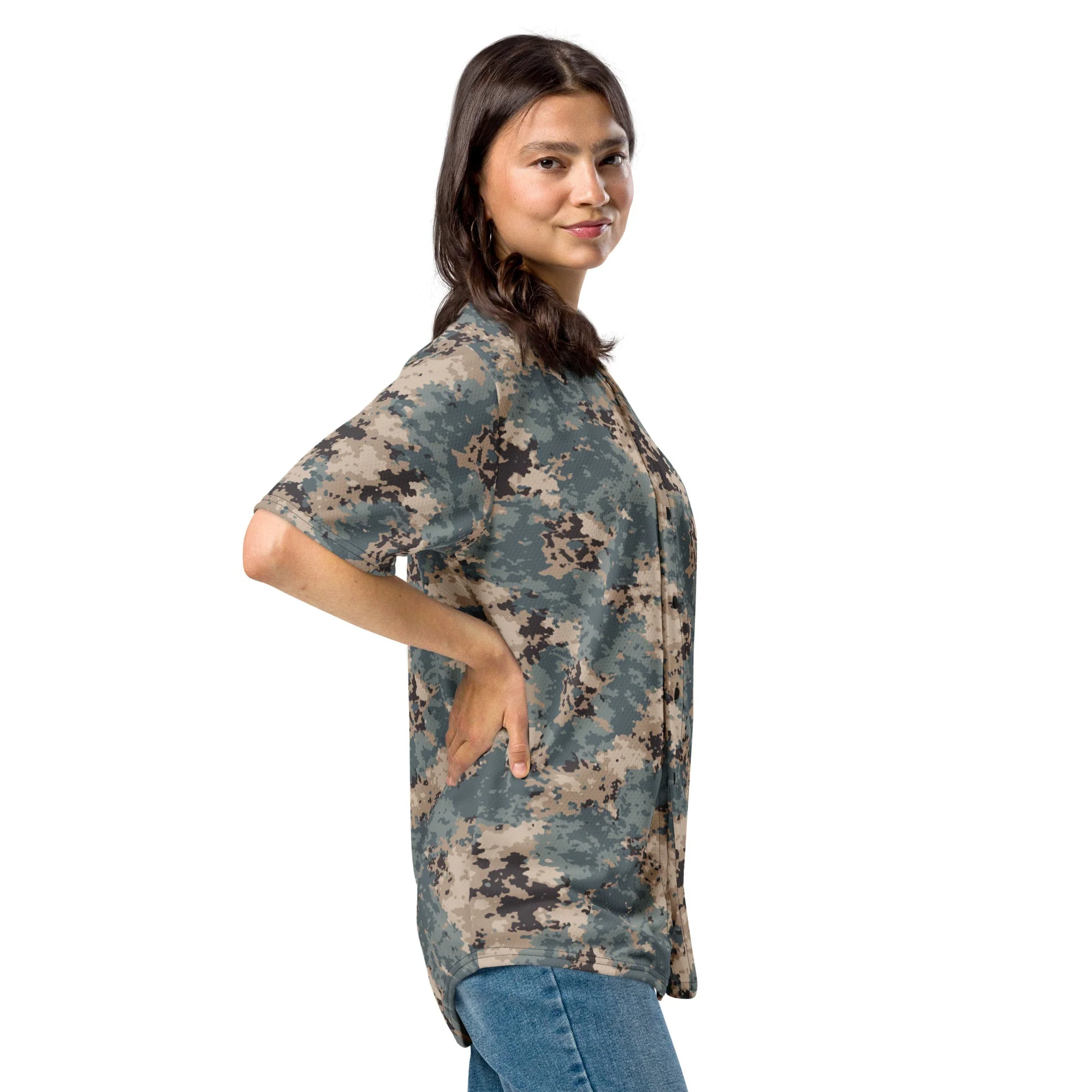Azerbaijan M2024 CAMO Unisex Baseball Jersey - Image 15