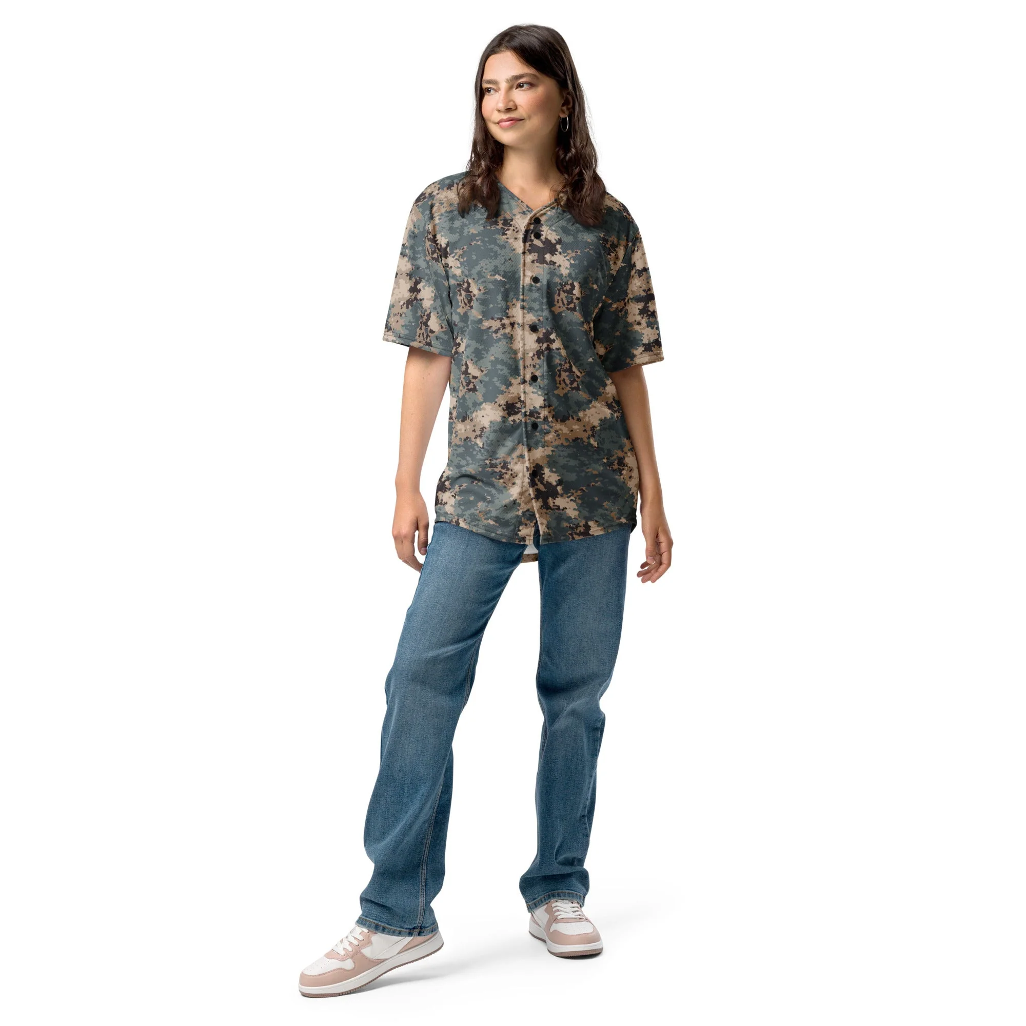 Azerbaijan M2024 CAMO Unisex Baseball Jersey - Image 7