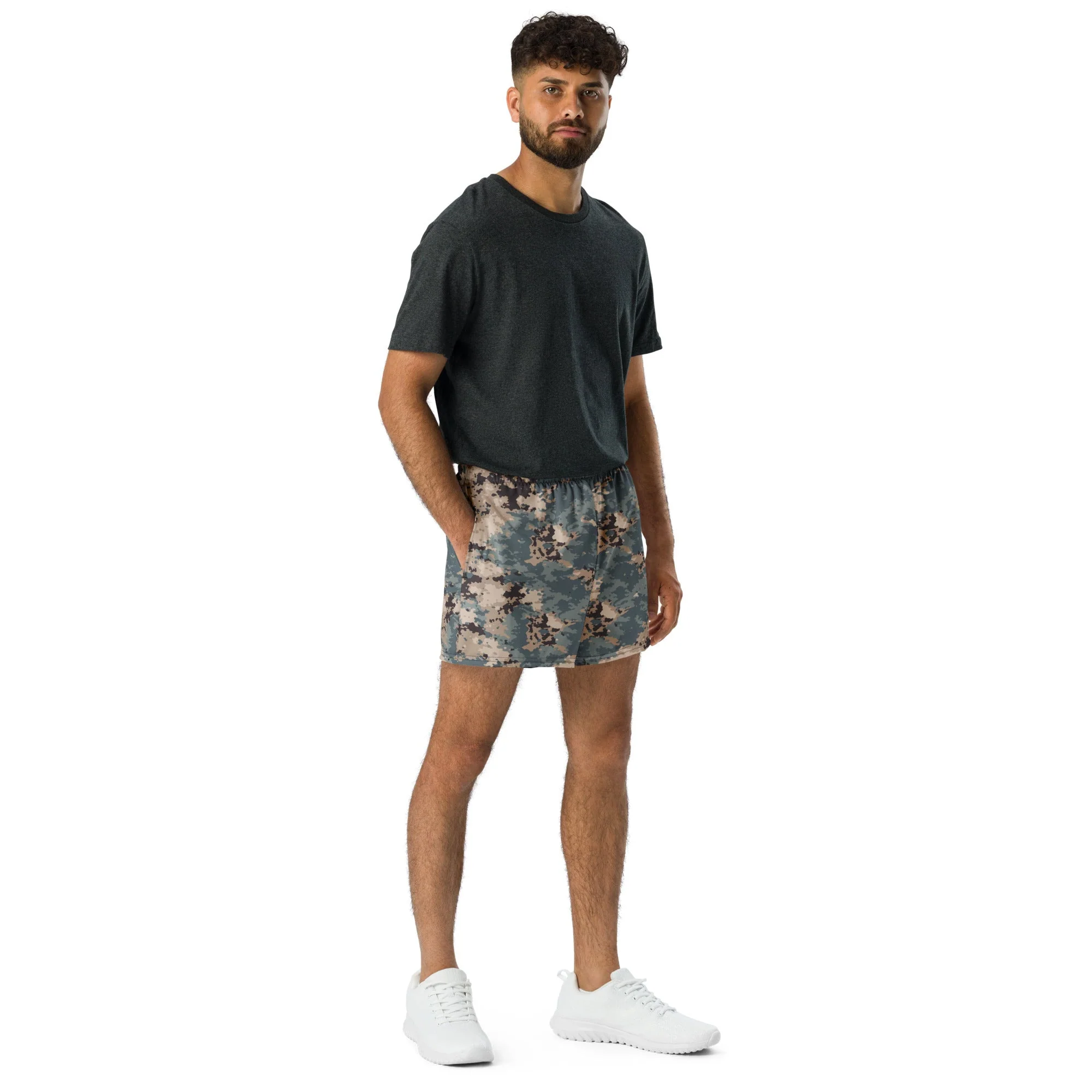 Azerbaijan M2024 CAMO Unisex Athletic Shorts - Image 6