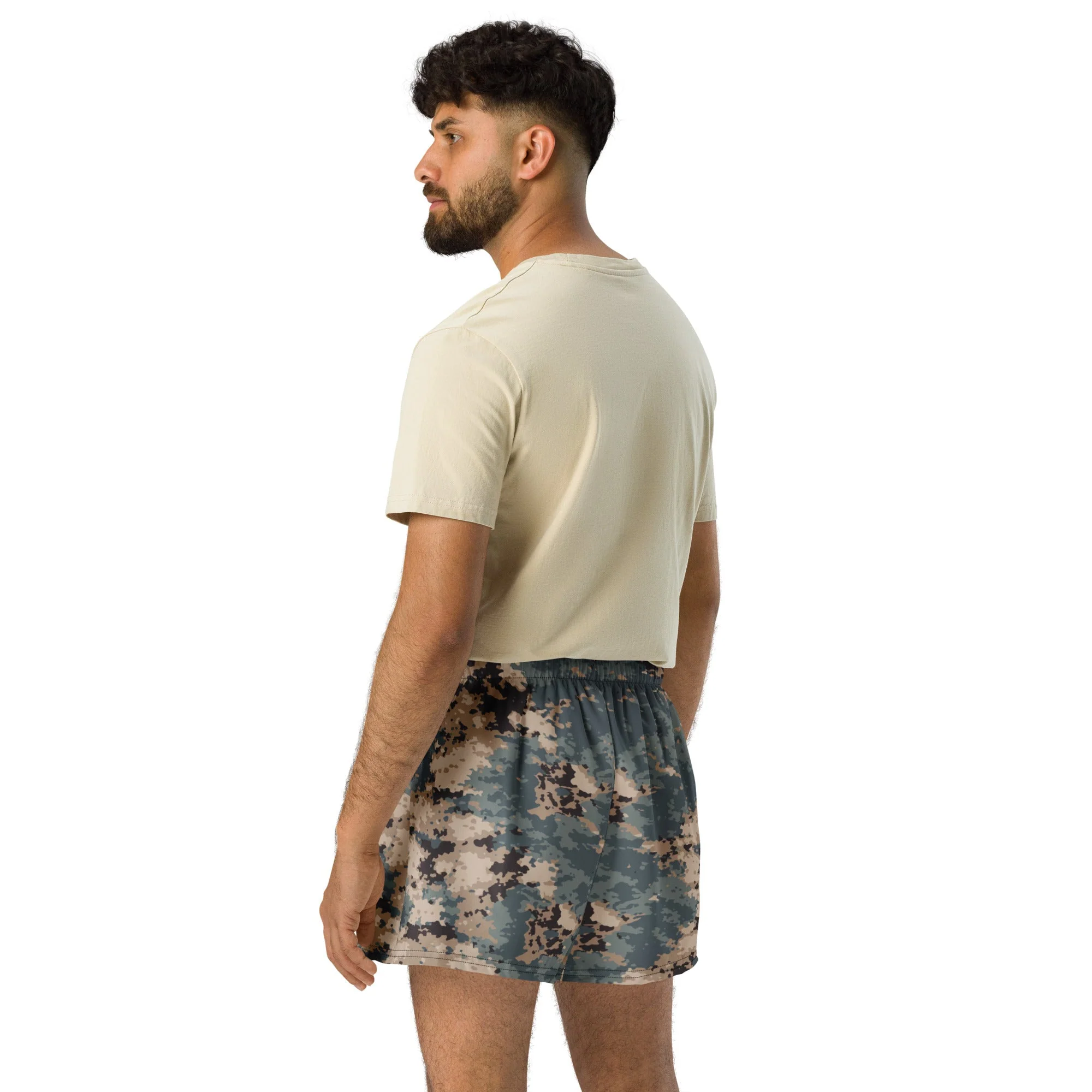 Azerbaijan M2024 CAMO Unisex Athletic Shorts - Image 9
