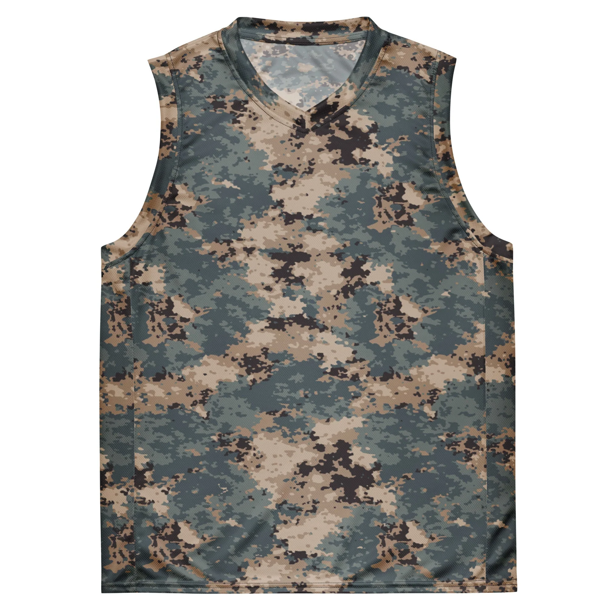 Azerbaijan M2024 CAMO Unisex Basketball Jersey - Image 10