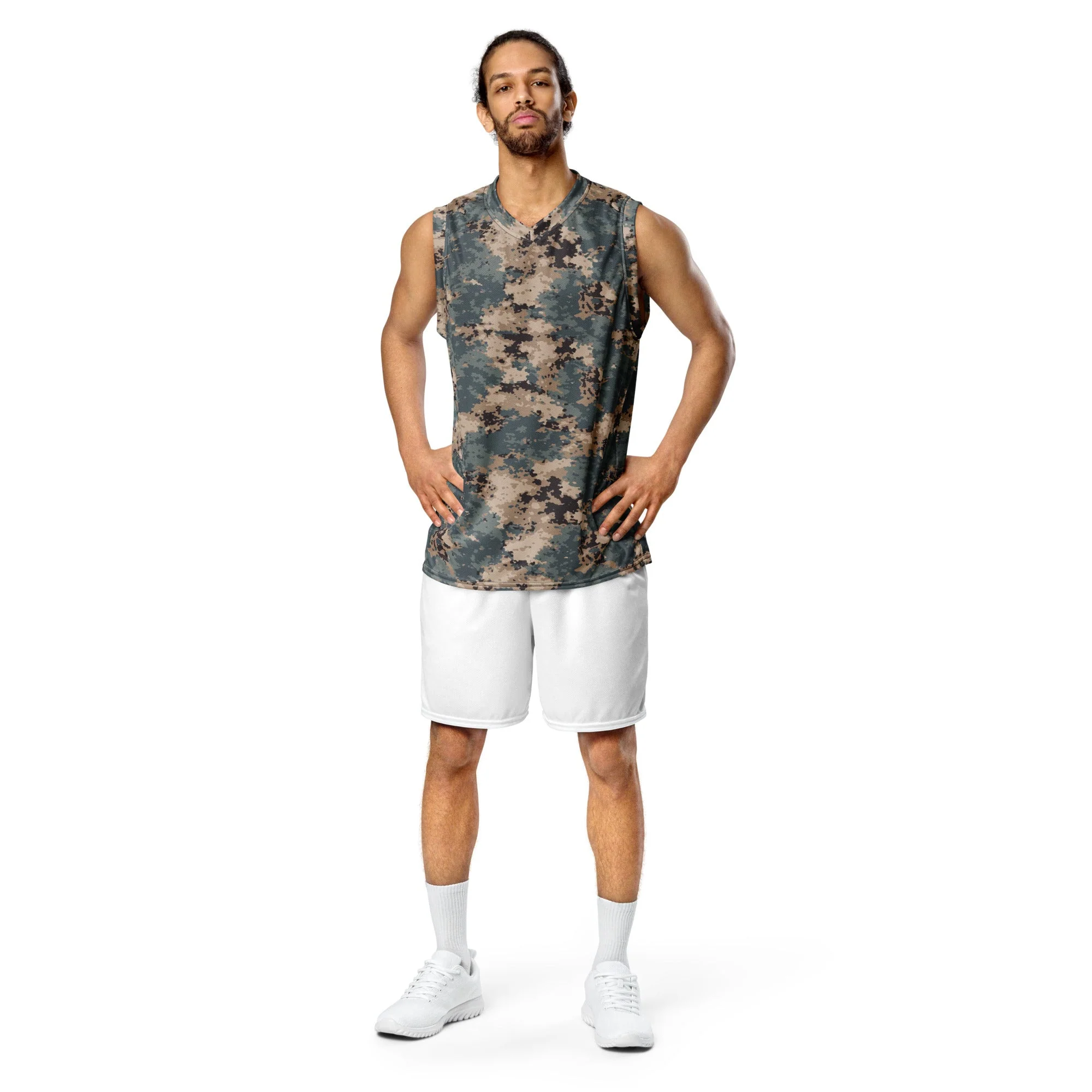 Azerbaijan M2024 CAMO Unisex Basketball Jersey - Image 11