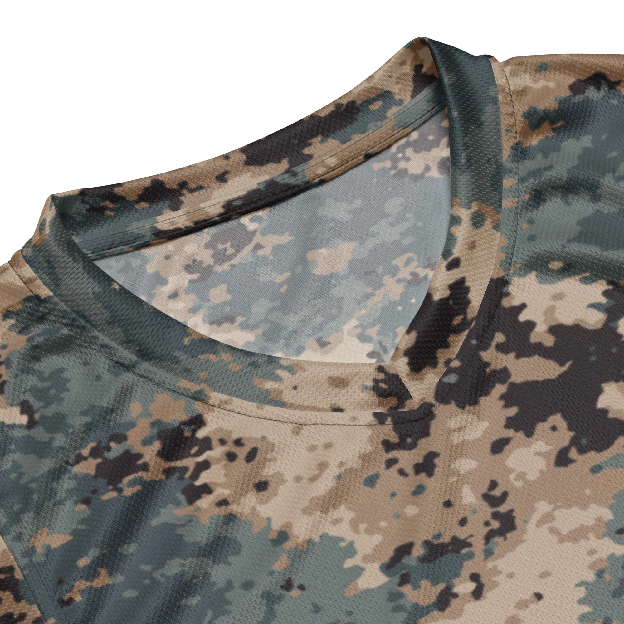 Azerbaijan M2024 CAMO Unisex Basketball Jersey - Image 8