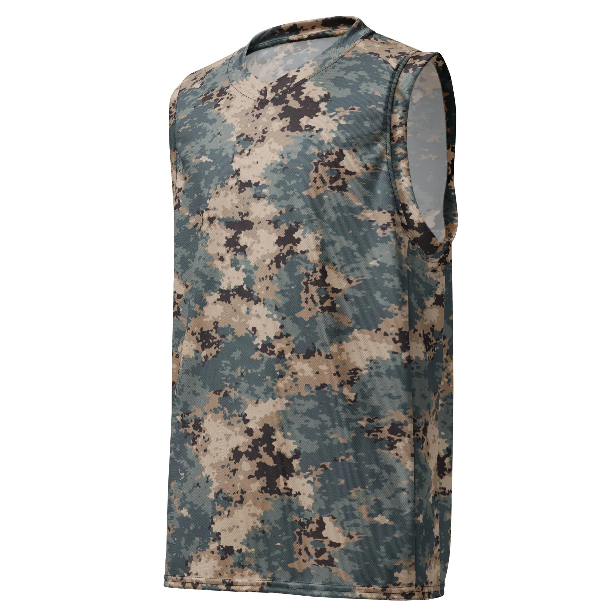 Azerbaijan M2024 CAMO Unisex Basketball Jersey - Image 9