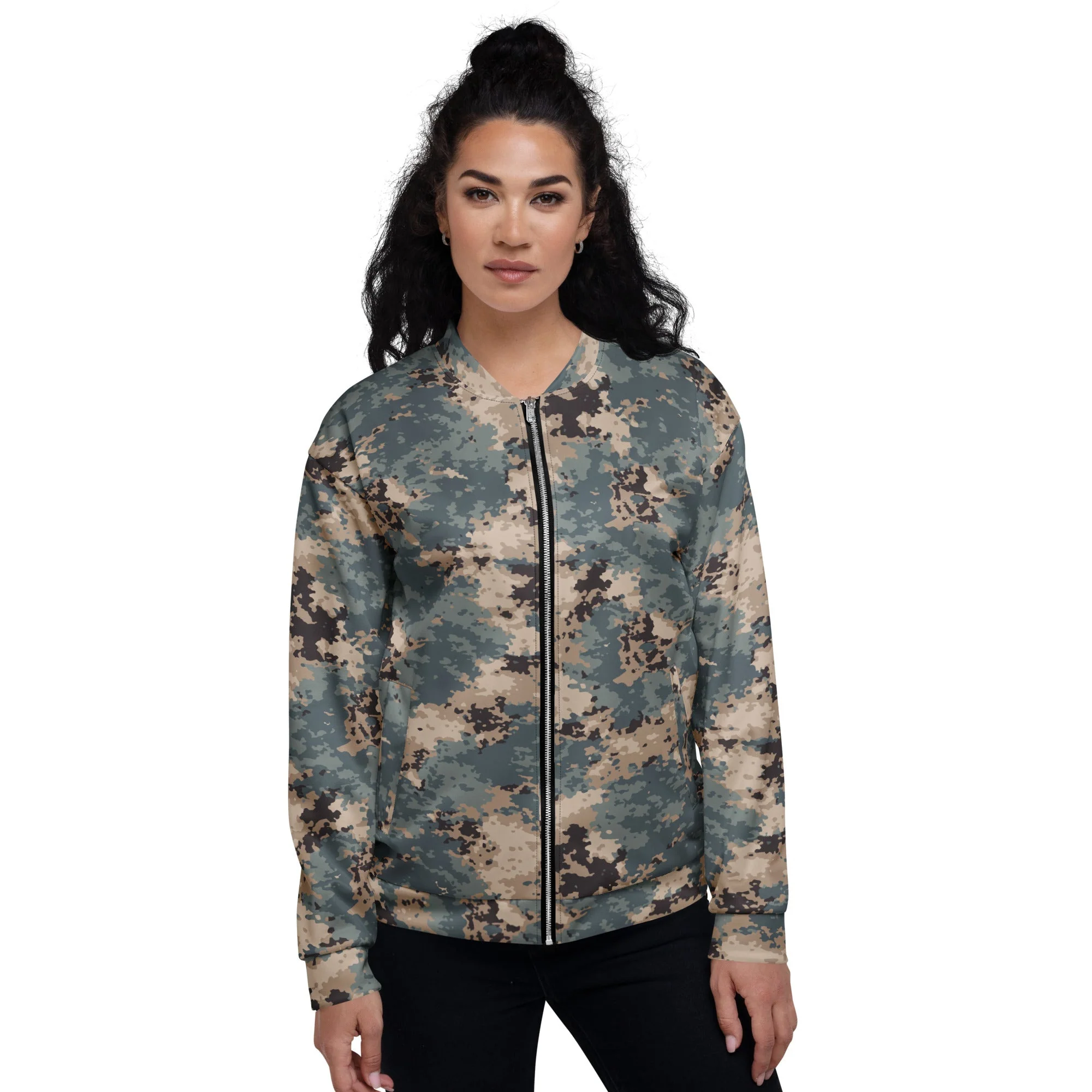 Azerbaijan M2024 CAMO Unisex Bomber Jacket - Image 3
