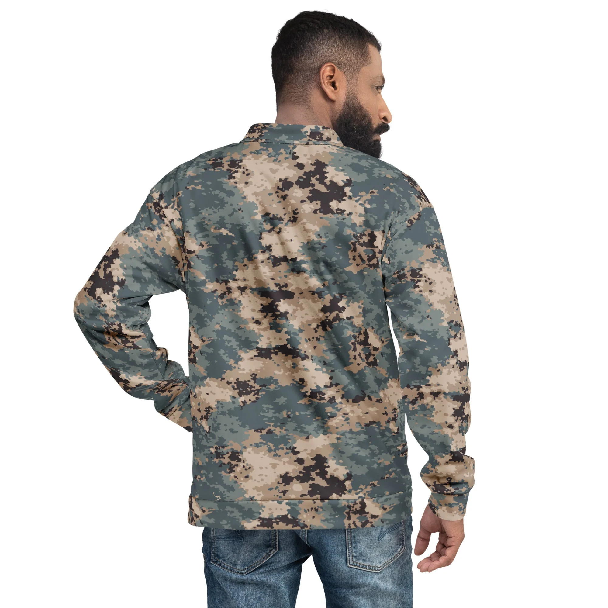 Azerbaijan M2024 CAMO Unisex Bomber Jacket - Image 4