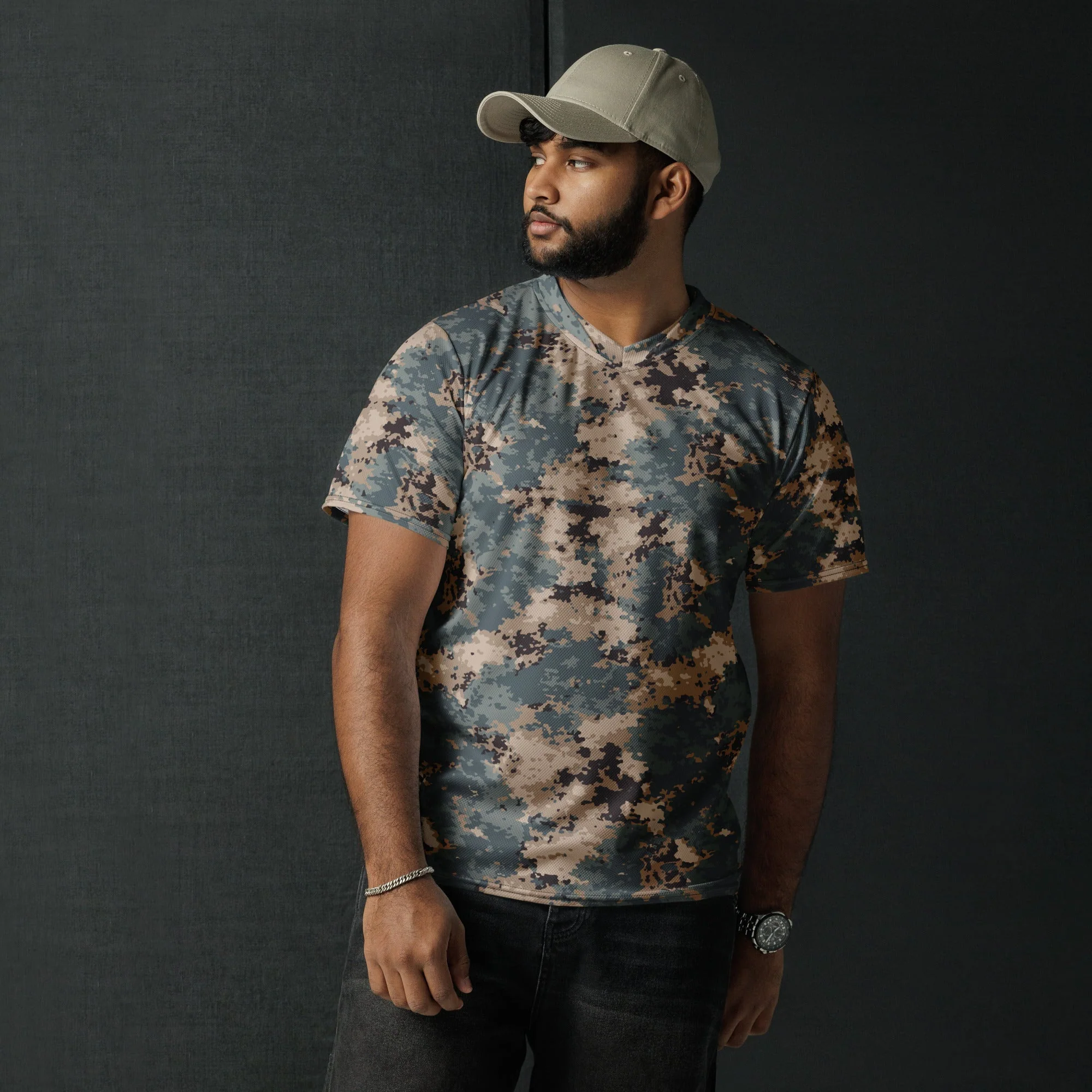 Azerbaijan M2024 CAMO Unisex Sports Jersey - Image 10