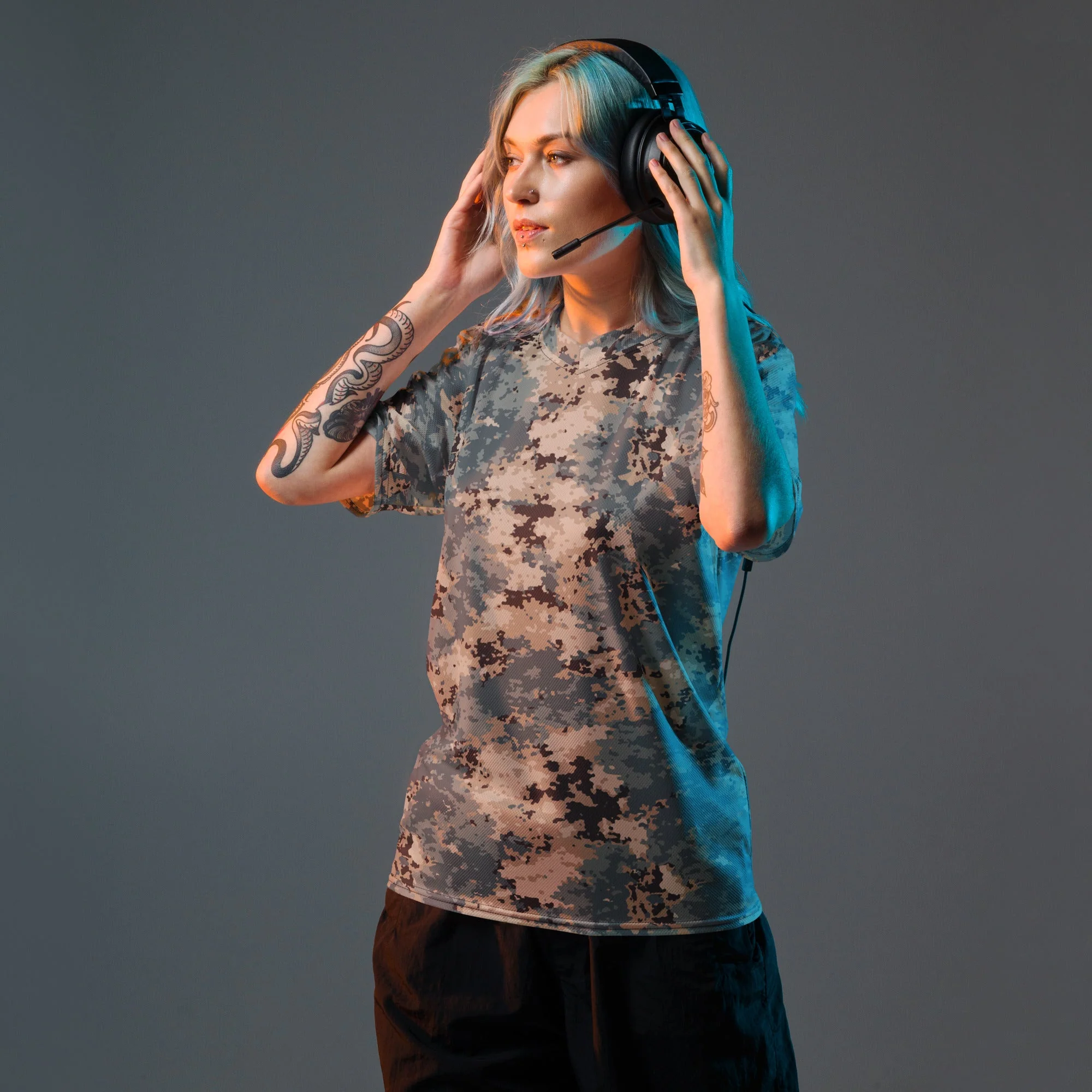 Azerbaijan M2024 CAMO Unisex Sports Jersey - Image 3