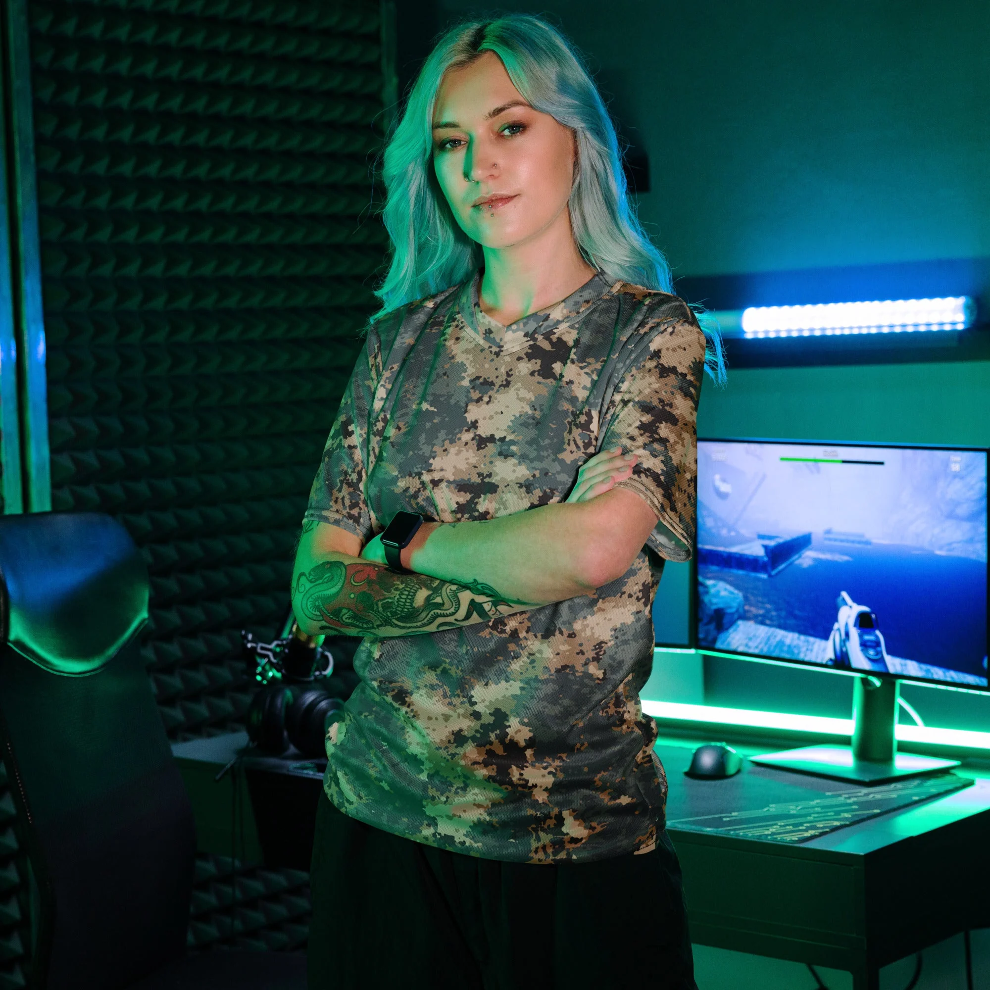 Azerbaijan M2024 CAMO Unisex Sports Jersey - Image 4