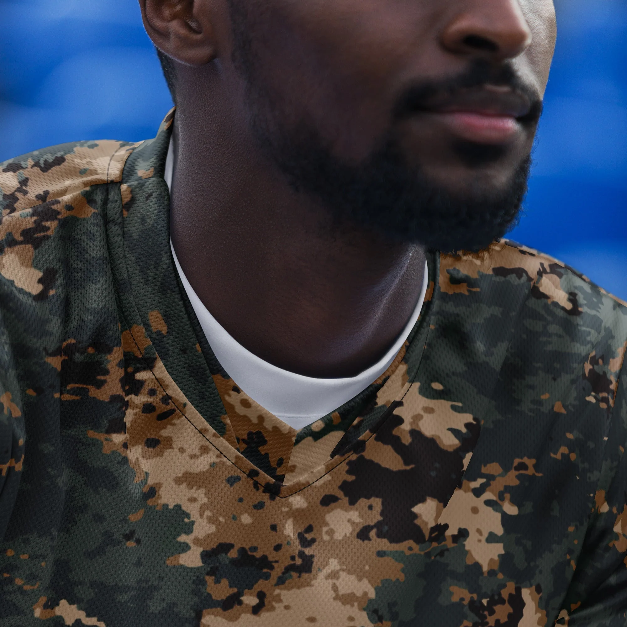 Azerbaijan M2024 CAMO Unisex Sports Jersey - Image 5