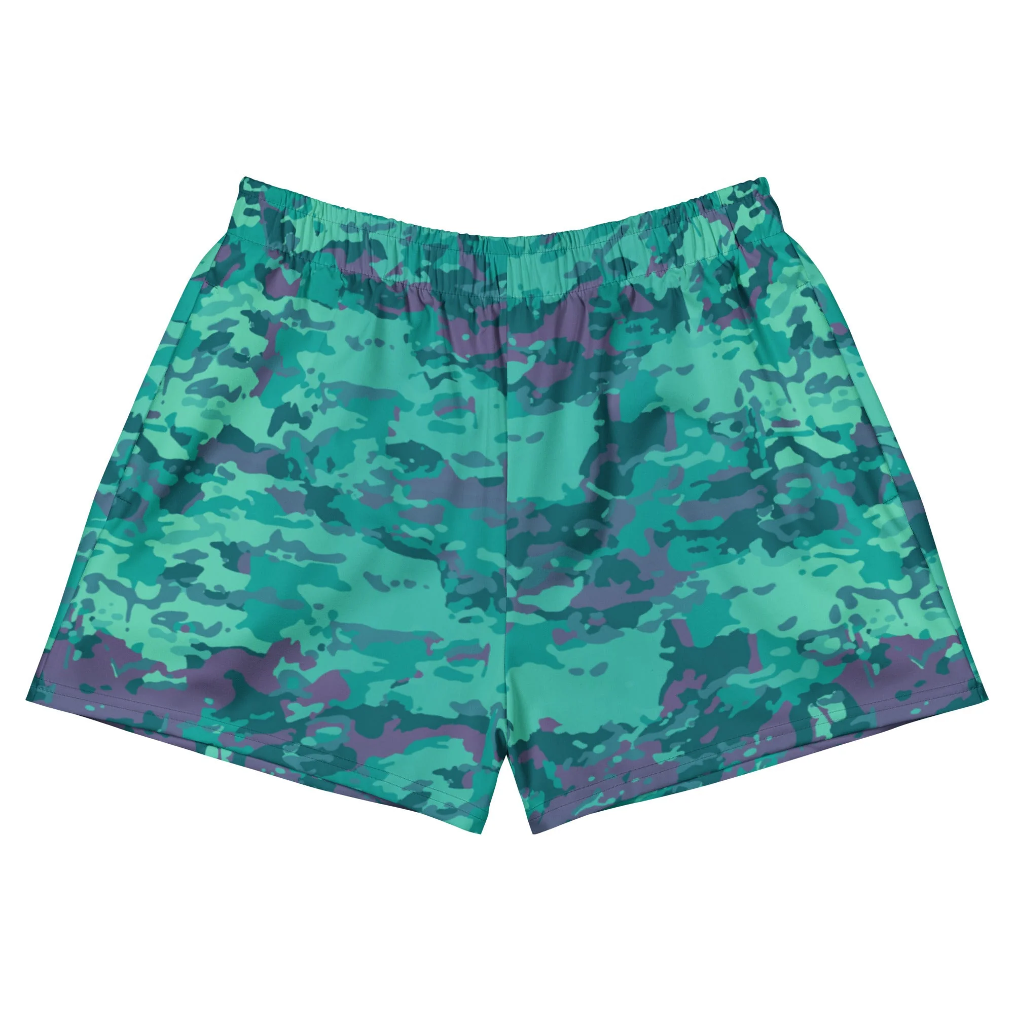 Baja Blast CAMO Unisex Athletic Shorts - Image 4