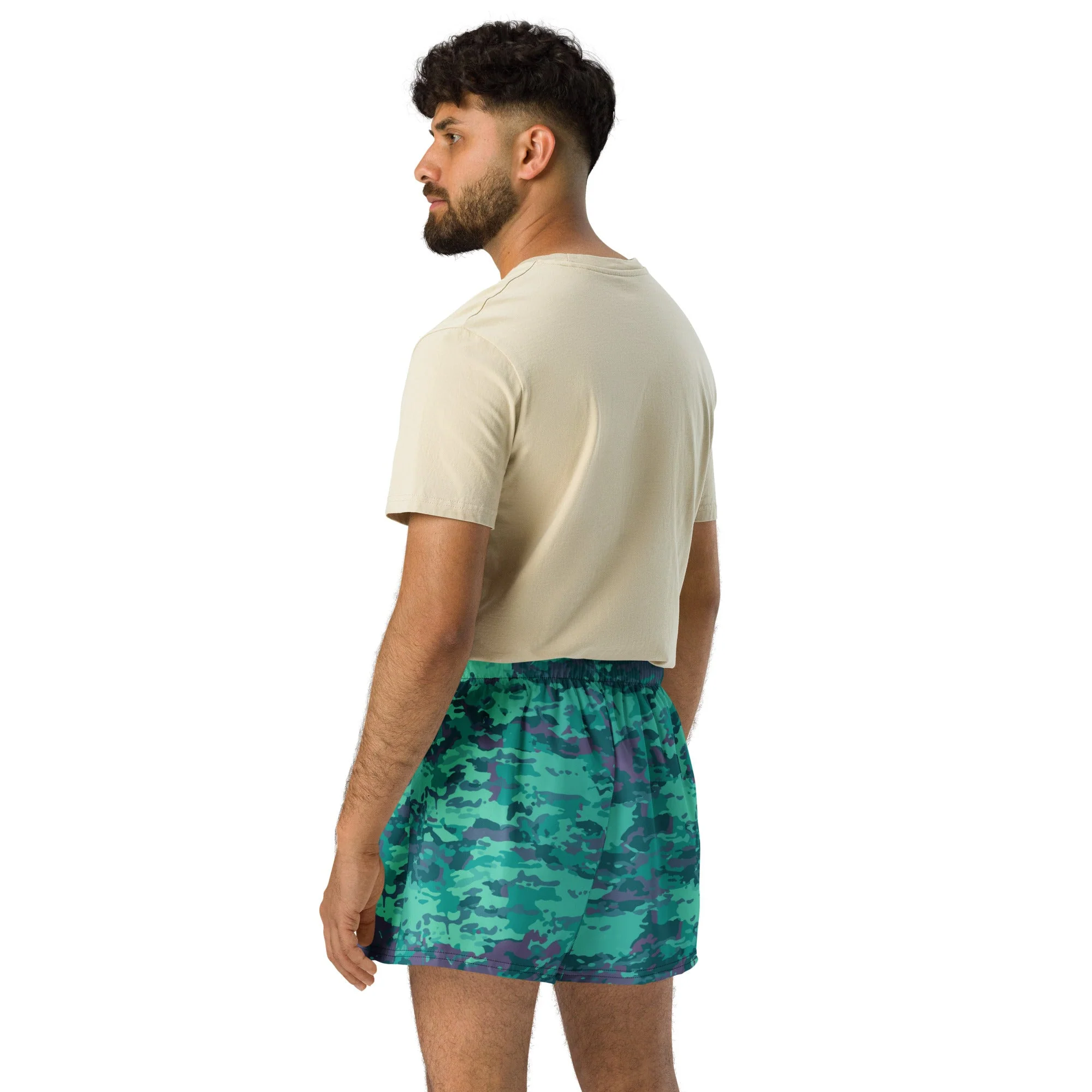 Baja Blast CAMO Unisex Athletic Shorts - Image 9
