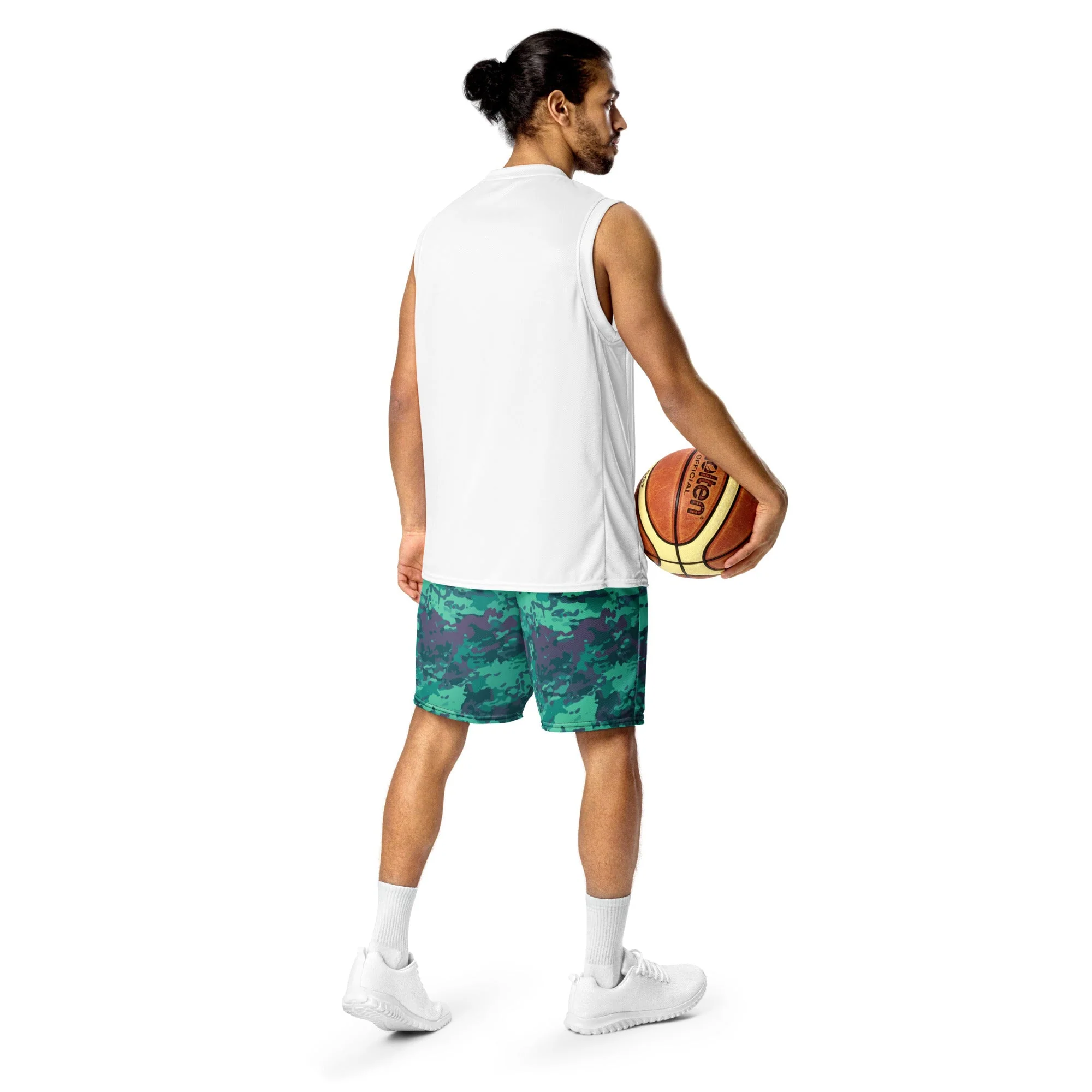 Baja Blast CAMO Unisex Mesh Shorts - Image 8