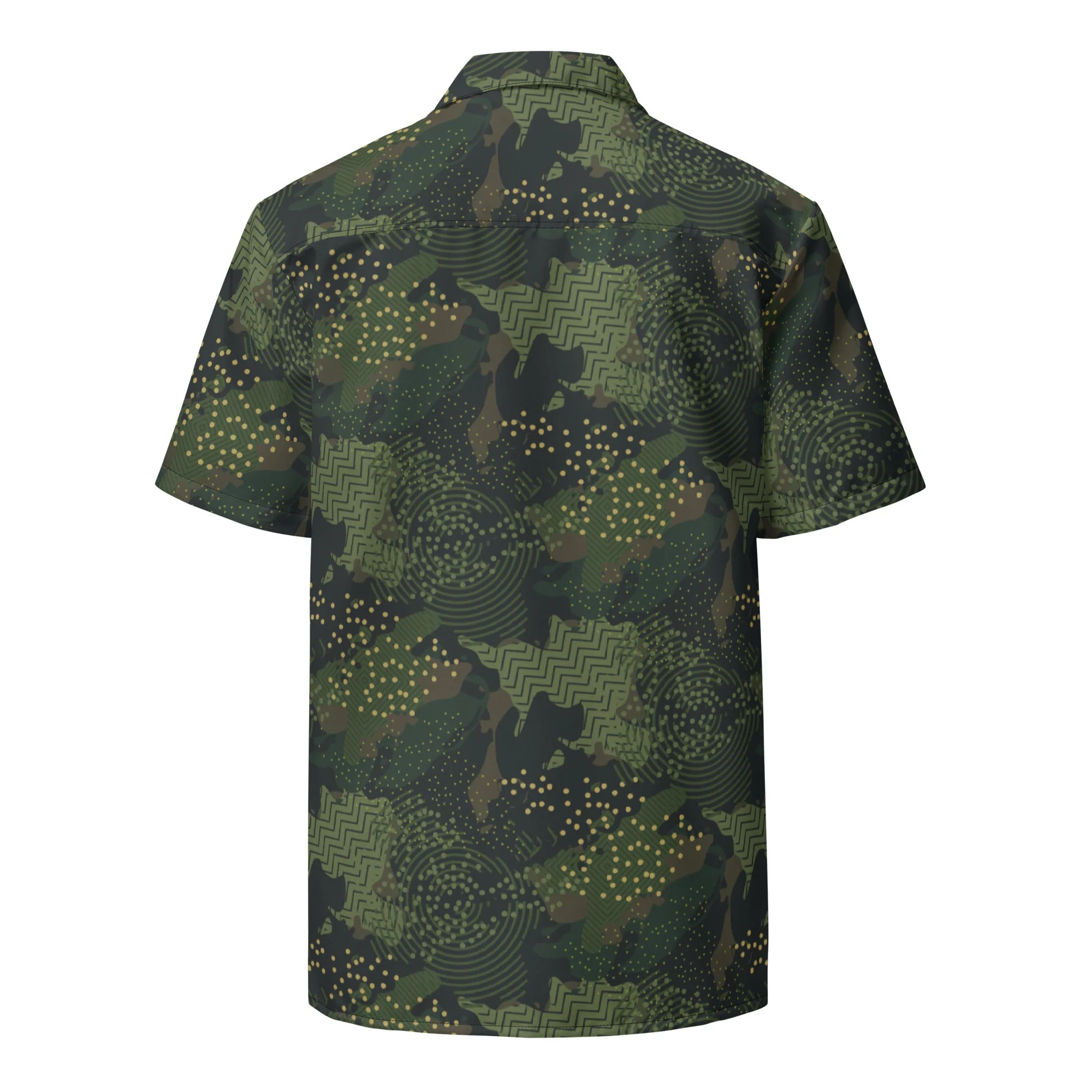 Barracuda Recon CAMO Unisex Short-Sleeve Button Shirt - Image 10