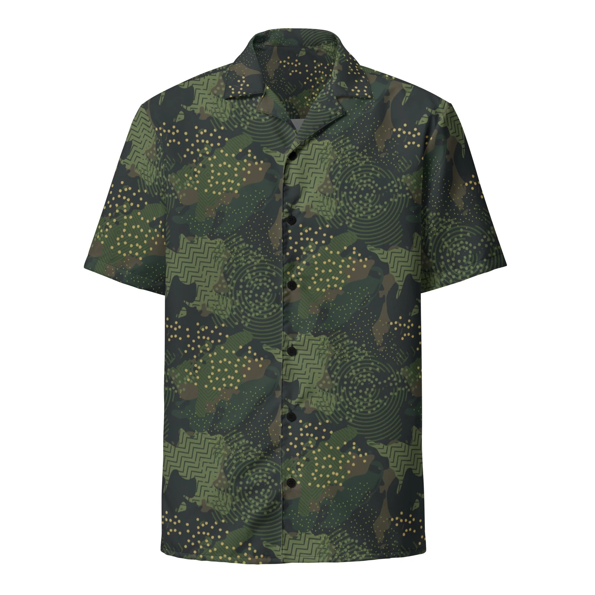 Barracuda Recon CAMO Unisex Short-Sleeve Button Shirt - Image 14