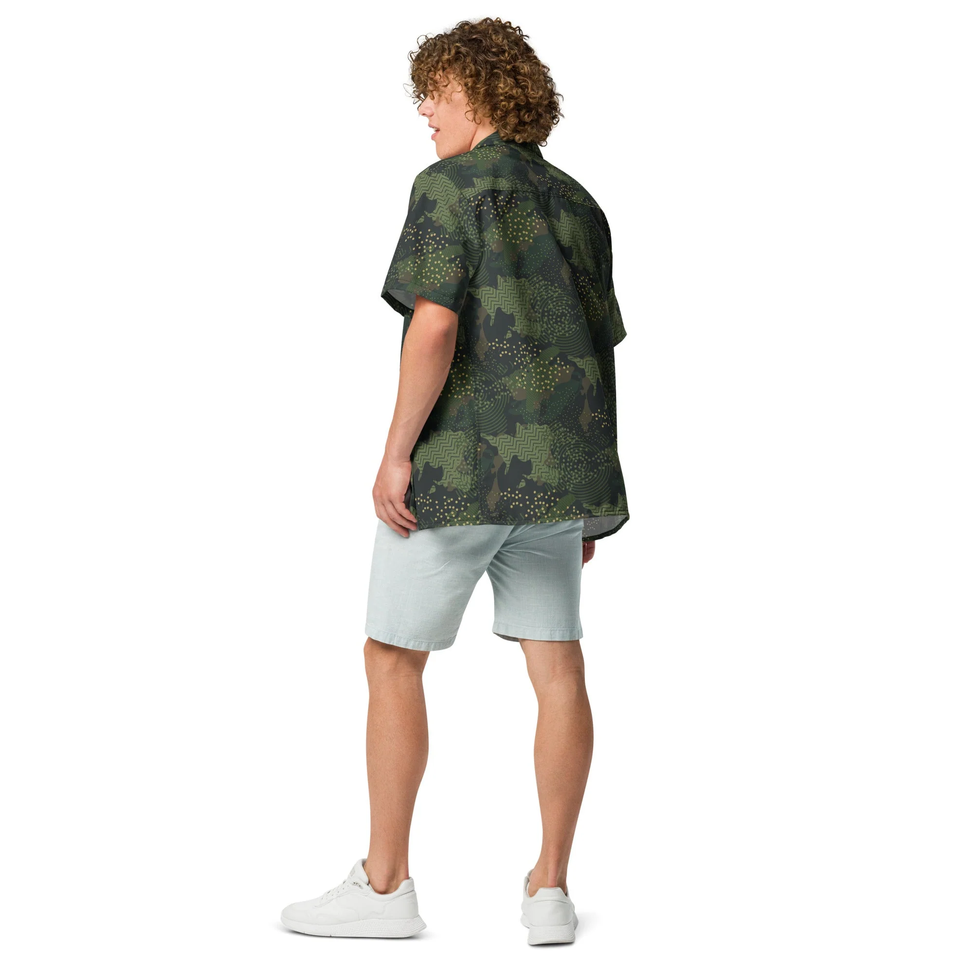 Barracuda Recon CAMO Unisex Short-Sleeve Button Shirt - Image 15