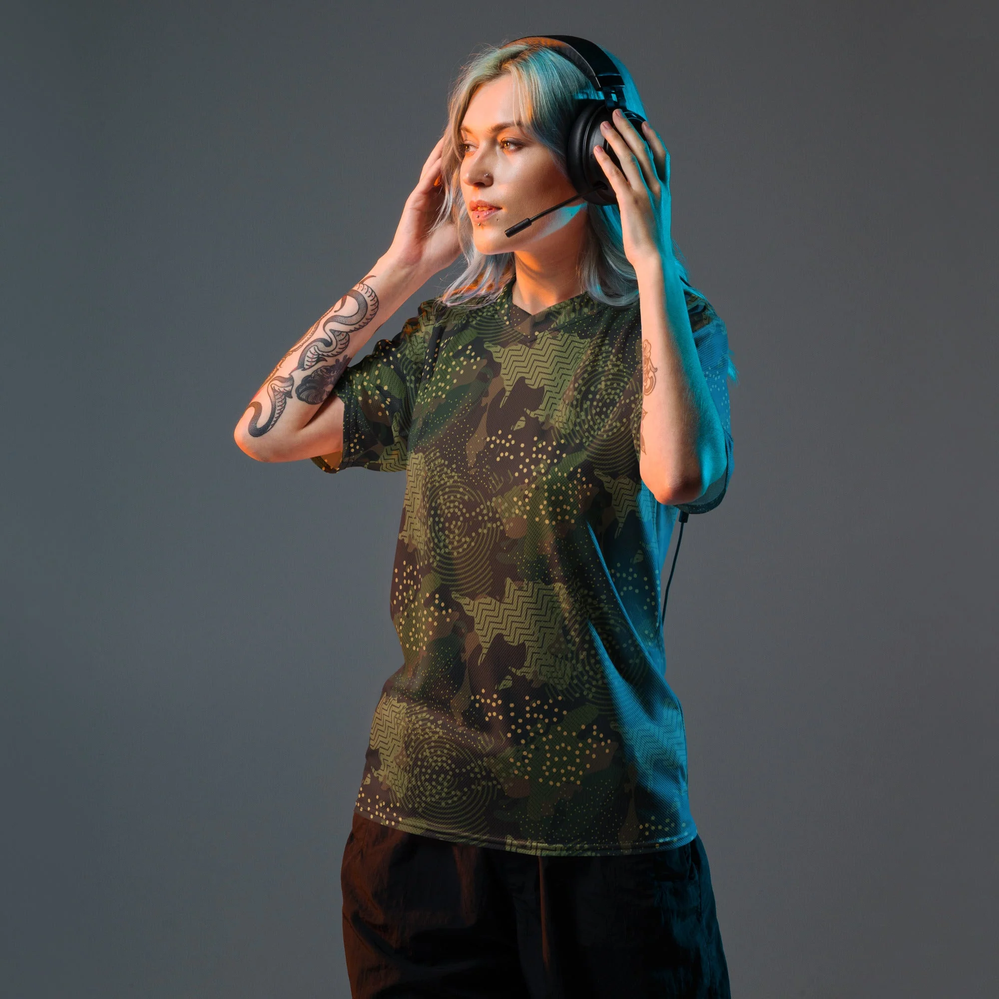 Barracuda Recon CAMO Unisex Sports Jersey - Image 3