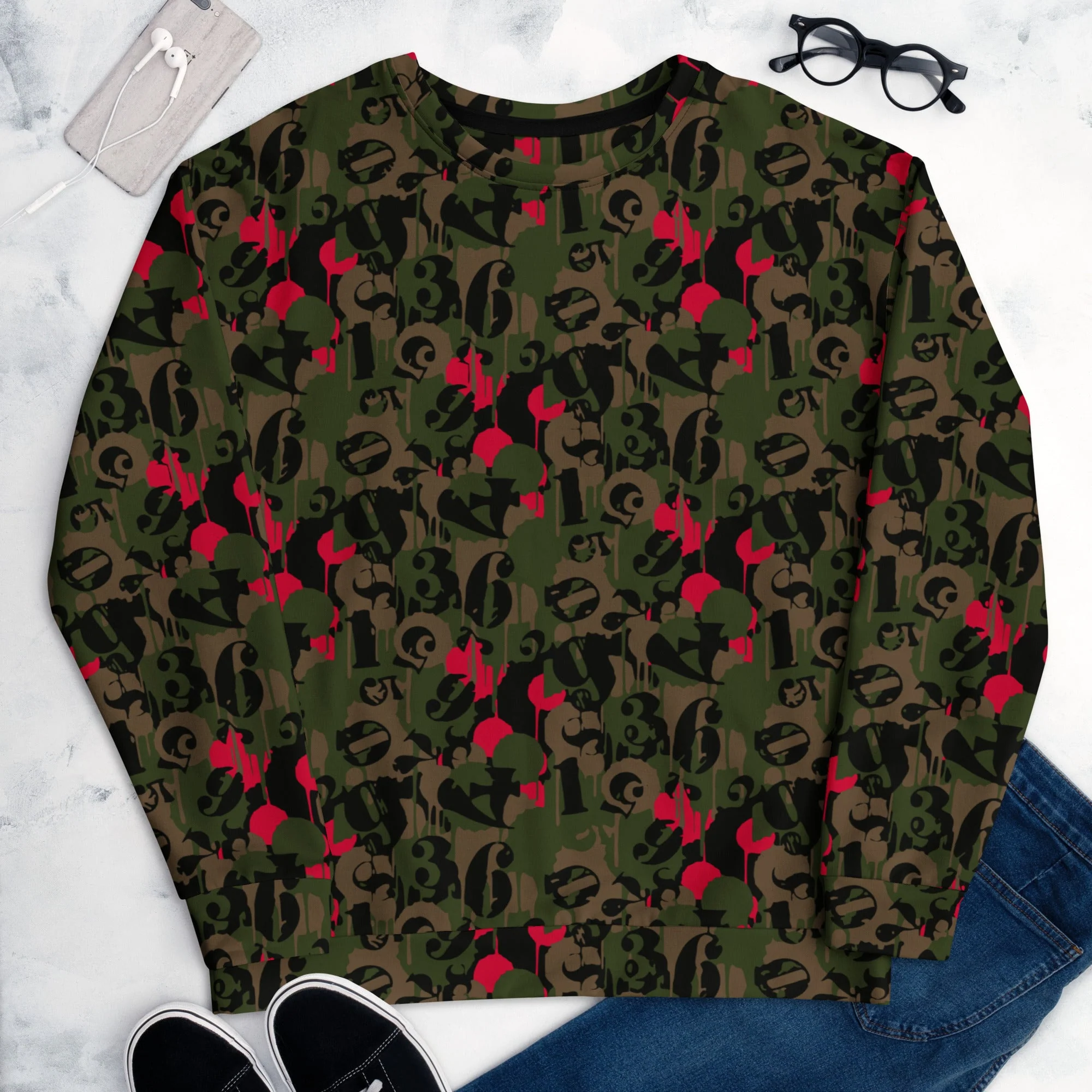 Battle Royale 2 CAMO Unisex Sweatshirt - Image 10