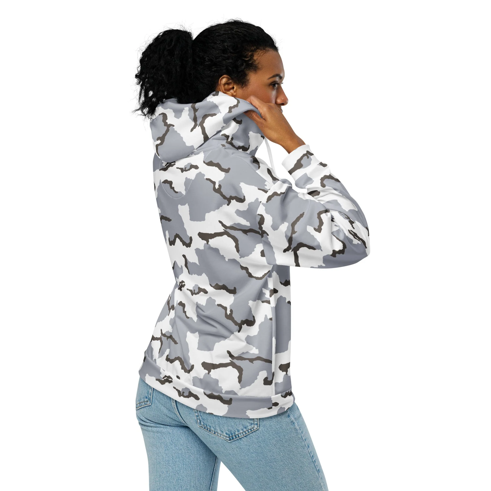 Alaska Tundra CAMO Unisex Zip Hoodie - Image 12