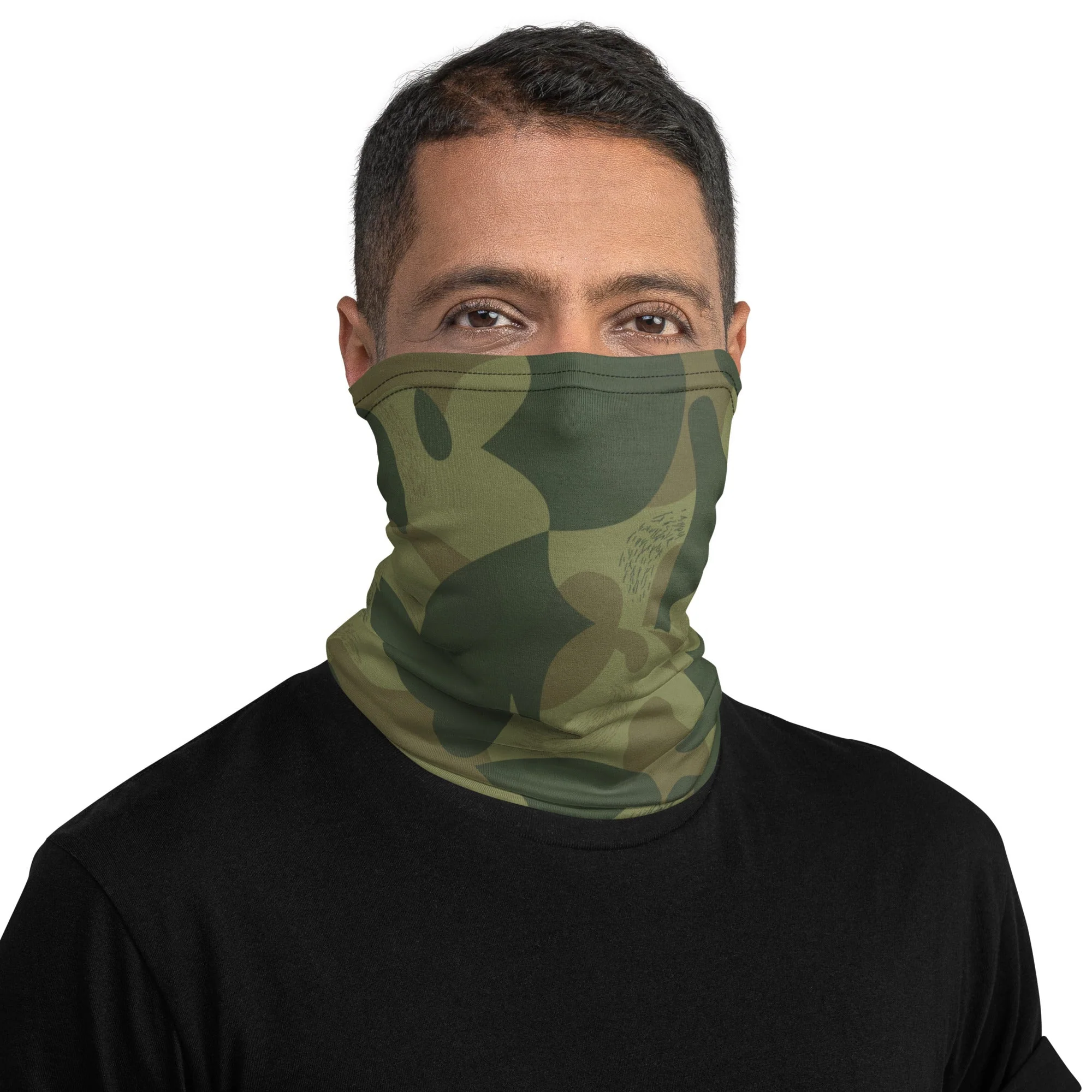 Belgian Brushstroke Moon and Balls CAMO Neck Gaiter