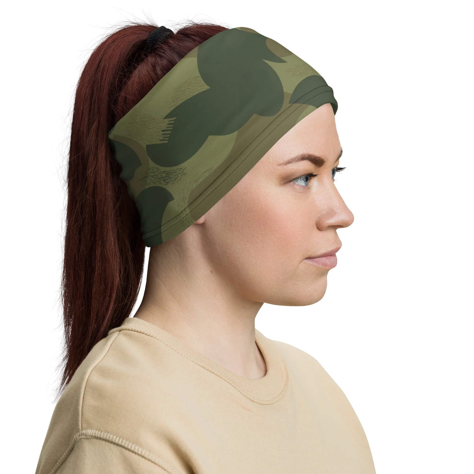 Belgian Brushstroke Moon and Balls CAMO Neck Gaiter - Image 2