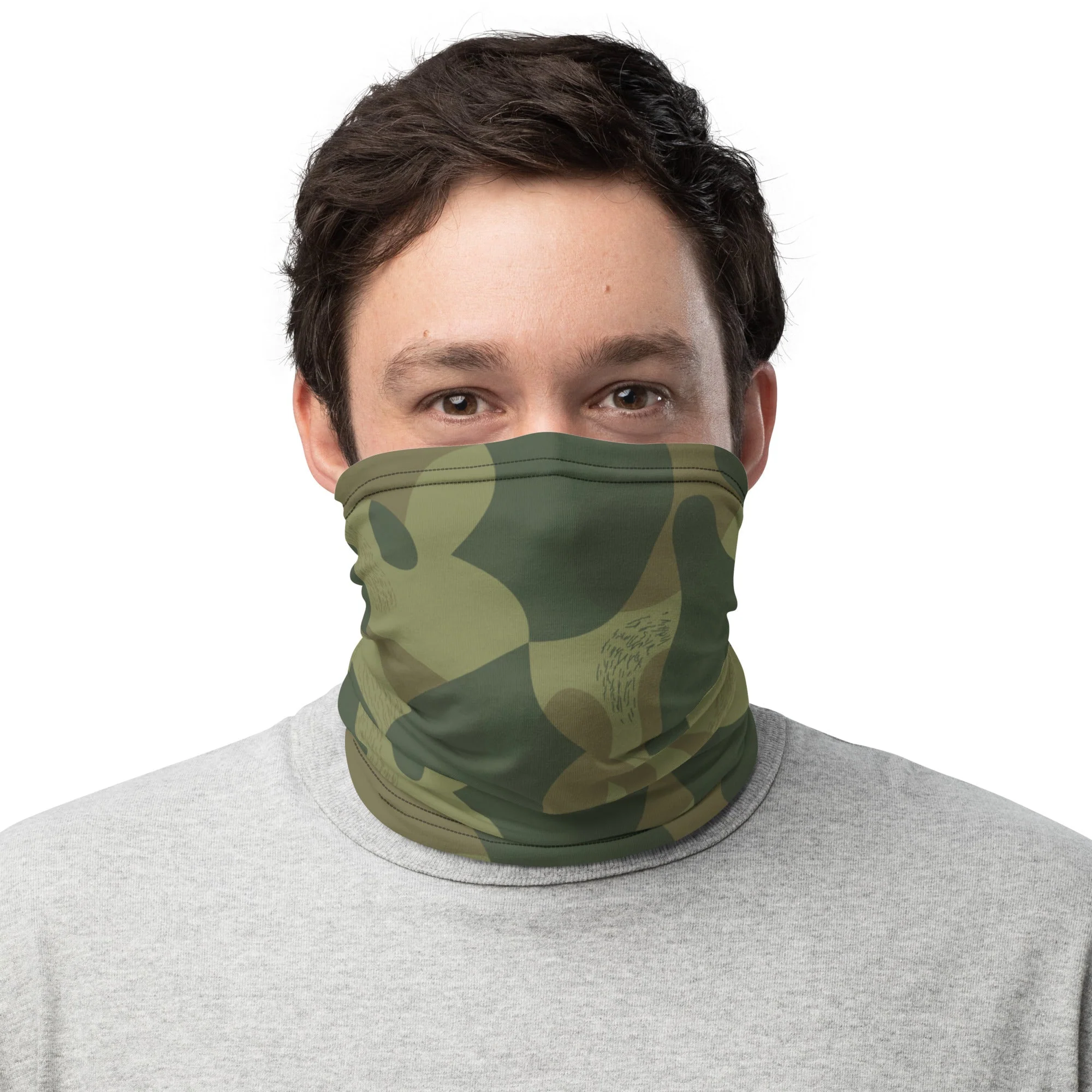 Belgian Brushstroke Moon and Balls CAMO Neck Gaiter - Image 7