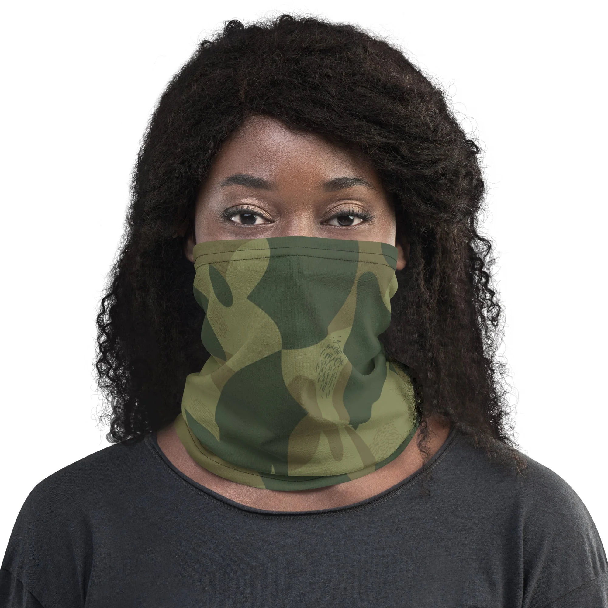 Belgian Brushstroke Moon and Balls CAMO Neck Gaiter - Image 9